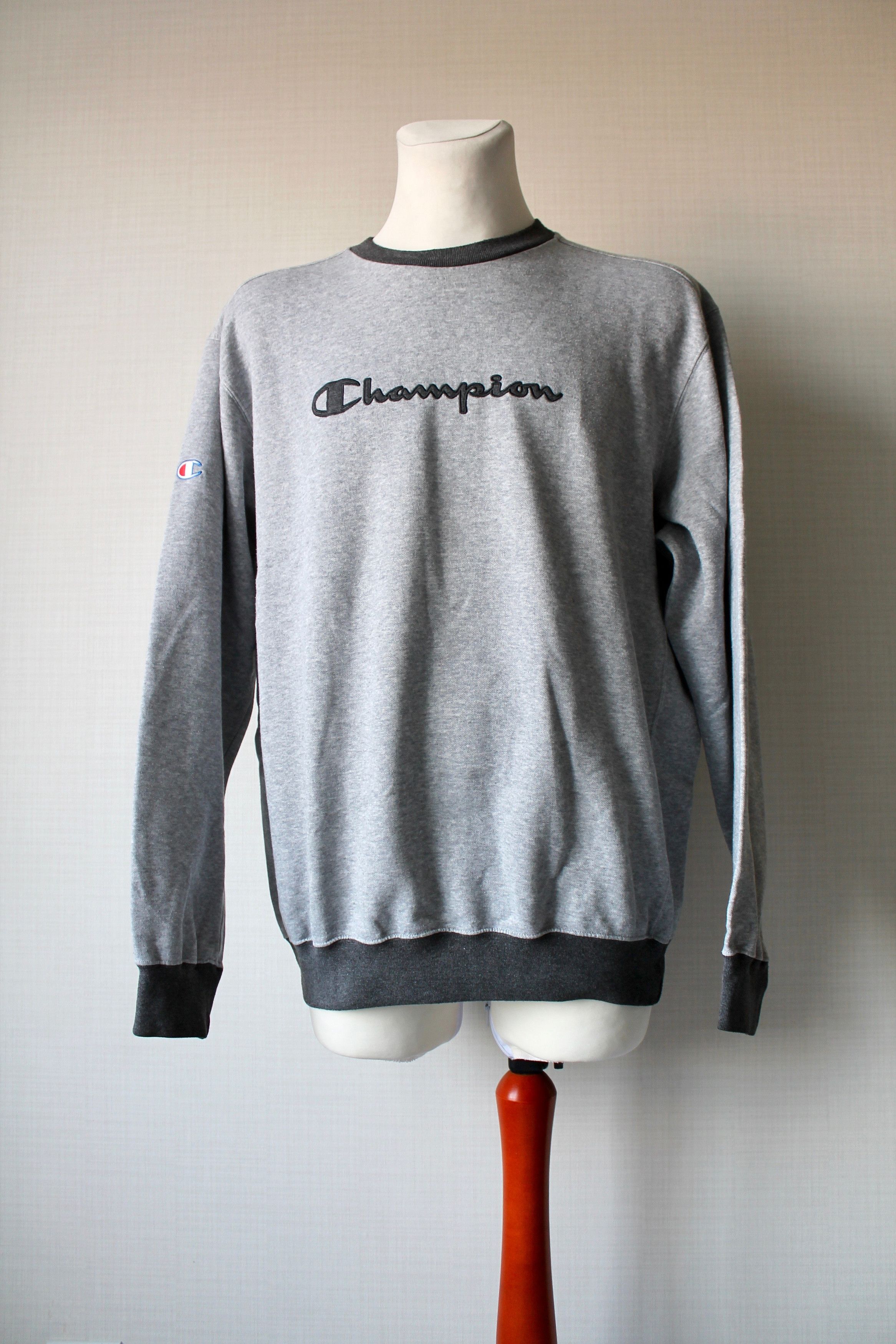 Champion Champion Sweatshirt Vintage Gray Spell out Size US XL / EU 56 / 4 - 14 Thumbnail