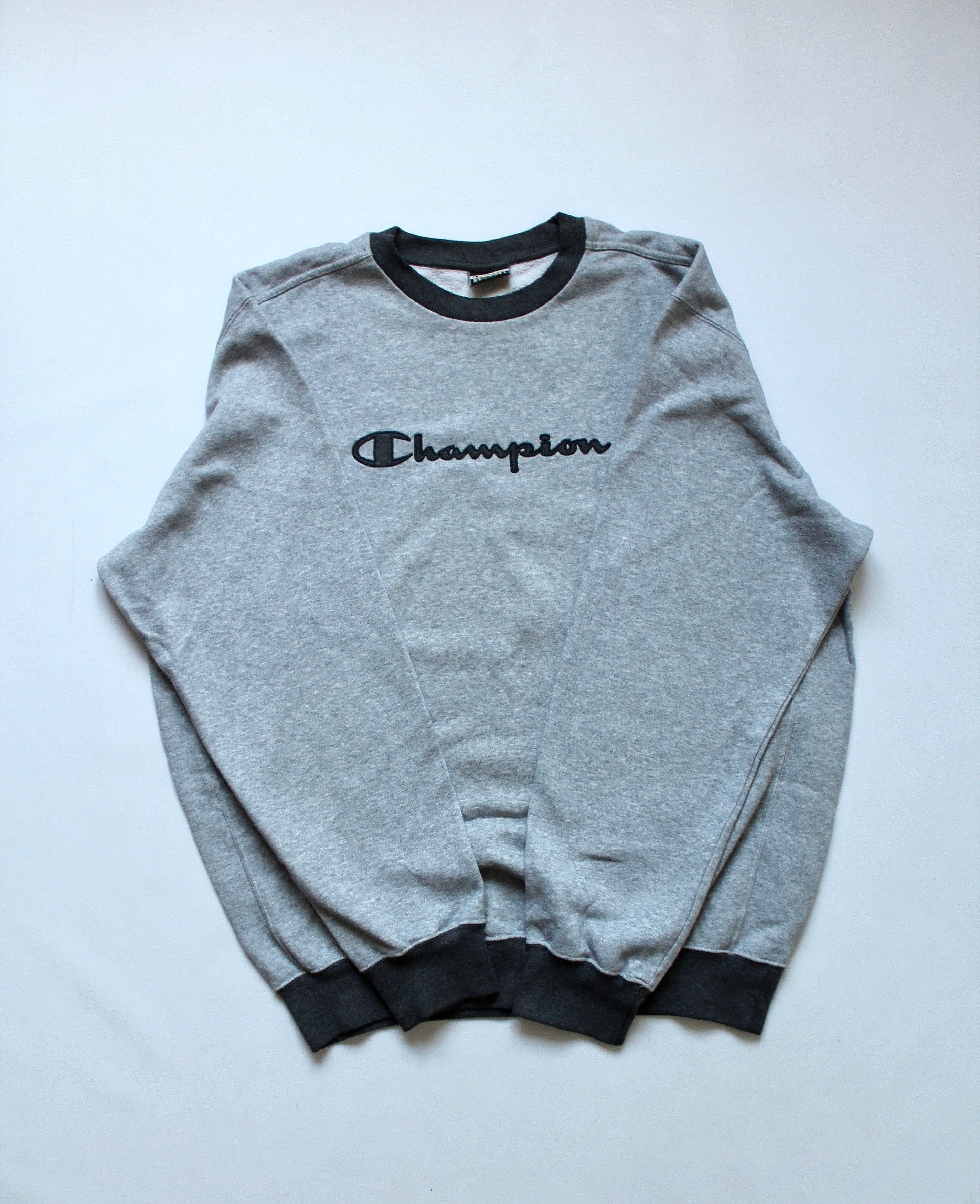 Champion Champion Sweatshirt Vintage Gray Spell out Size US XL / EU 56 / 4 - 7 Thumbnail