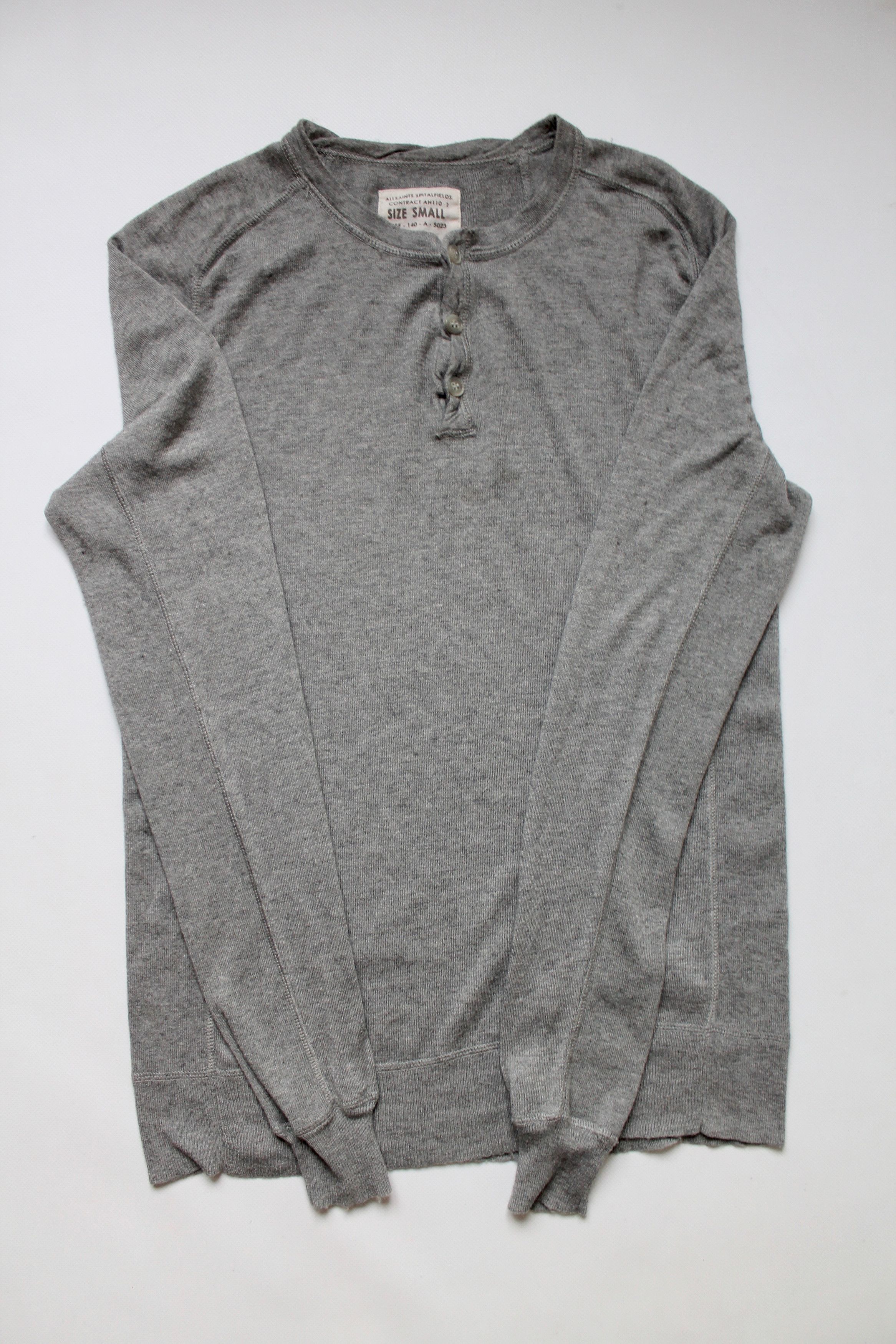 Allsaints Allsaints All Saints Quay Grandad Henley sweater Jumper Size US S / EU 44-46 / 1 - 11 Thumbnail