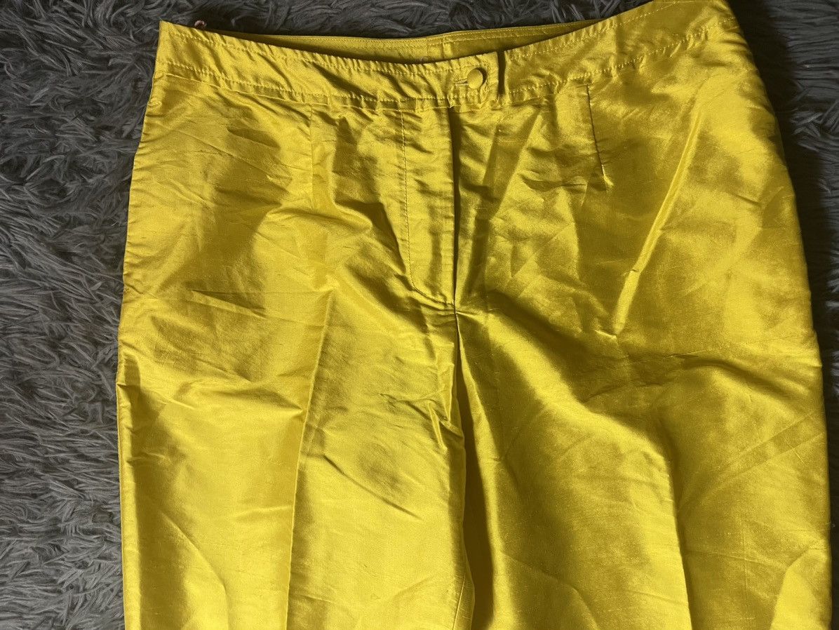 Other EnSoie 100% silk avant garde shining pants Size 27" / US 4 / IT 40 - 3 Thumbnail