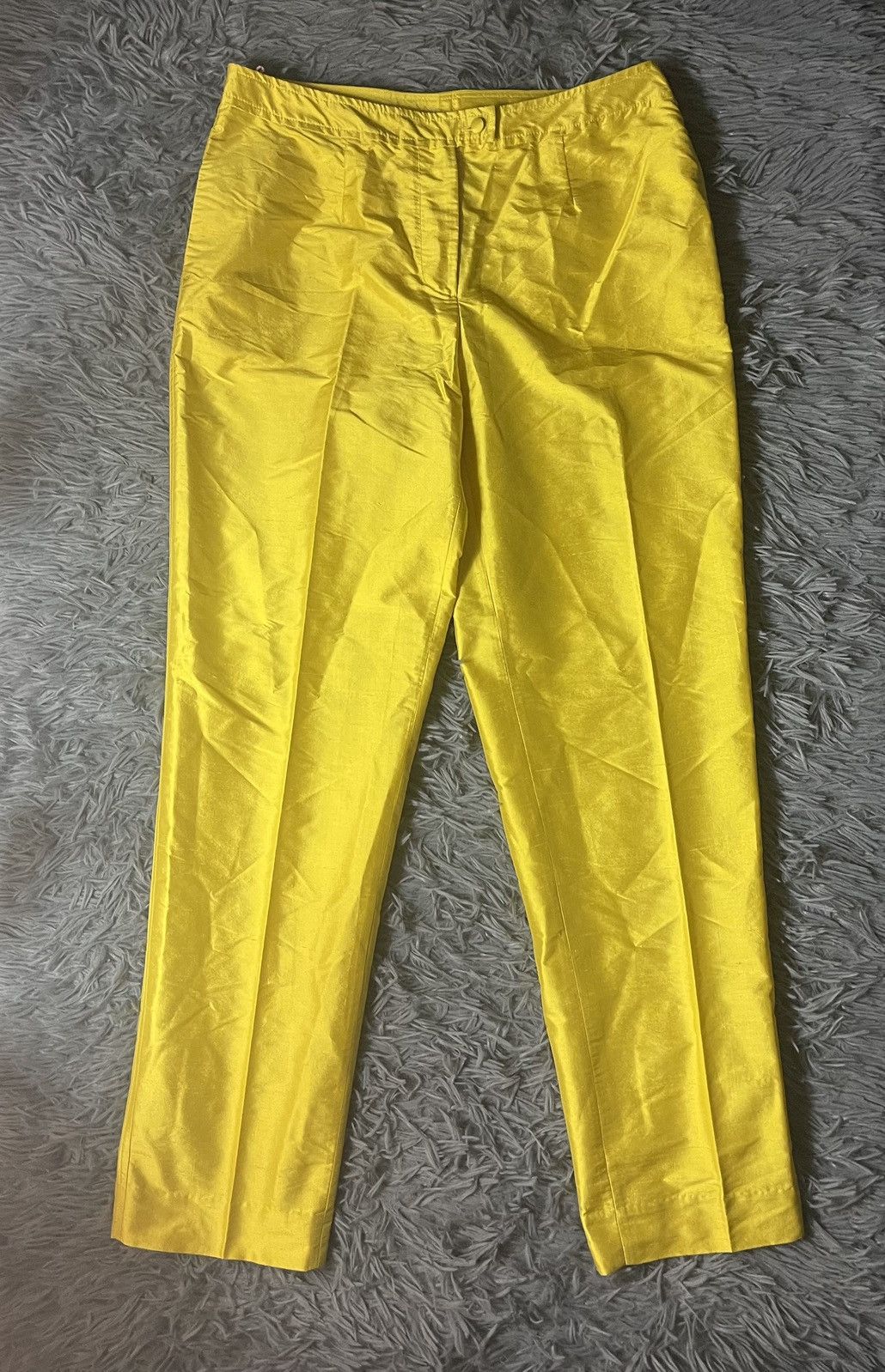 Other EnSoie 100% silk avant garde shining pants Size 27" / US 4 / IT 40 - 2 Thumbnail