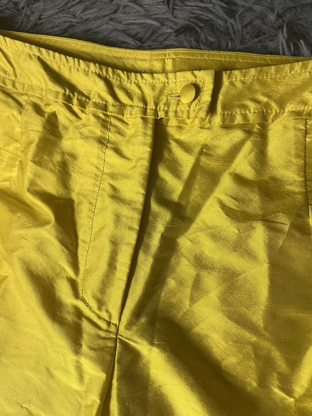 Other EnSoie 100% silk avant garde shining pants Size 27" / US 4 / IT 40 - 4 Thumbnail