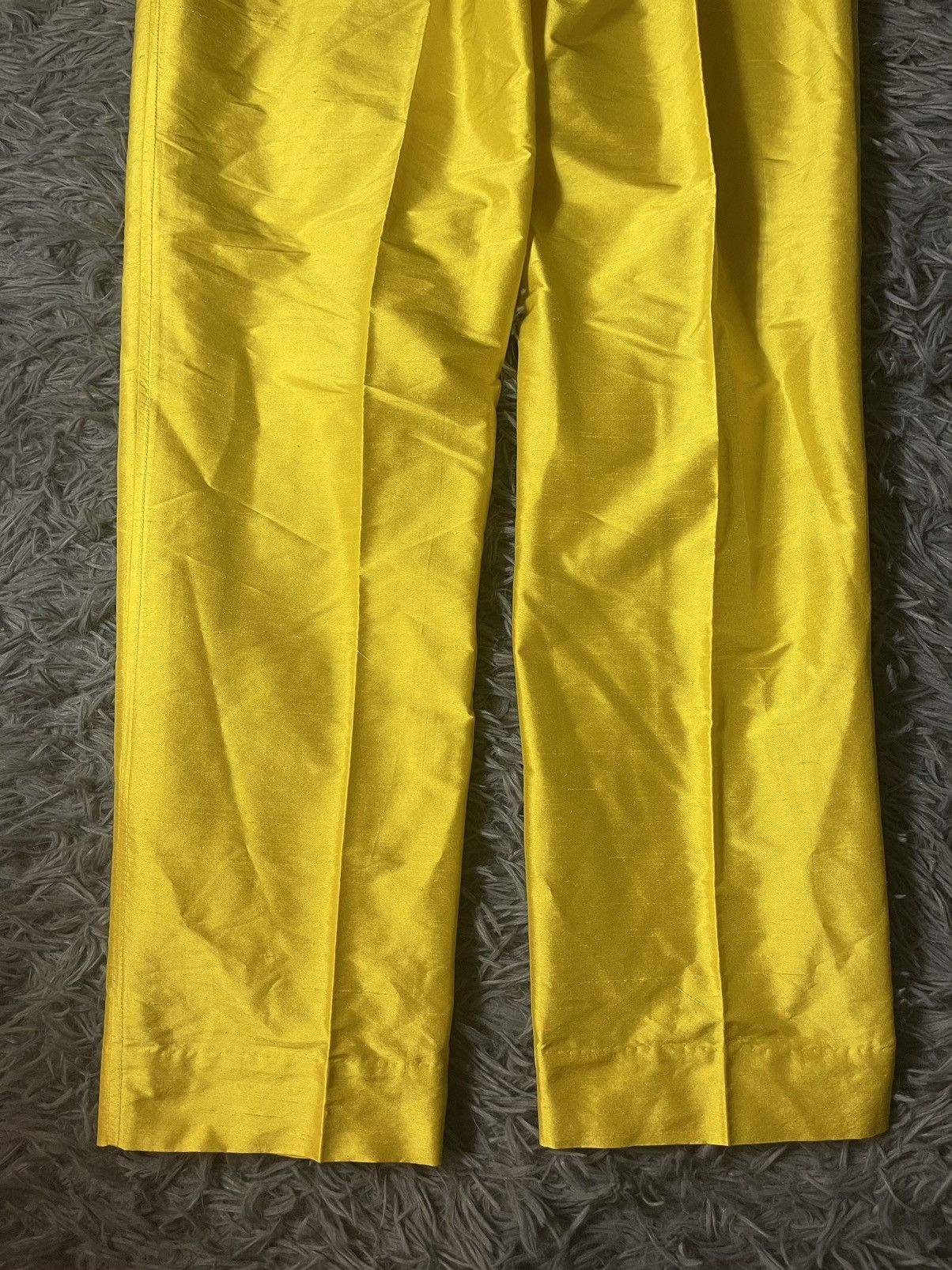 Other EnSoie 100% silk avant garde shining pants Size 27" / US 4 / IT 40 - 10 Thumbnail