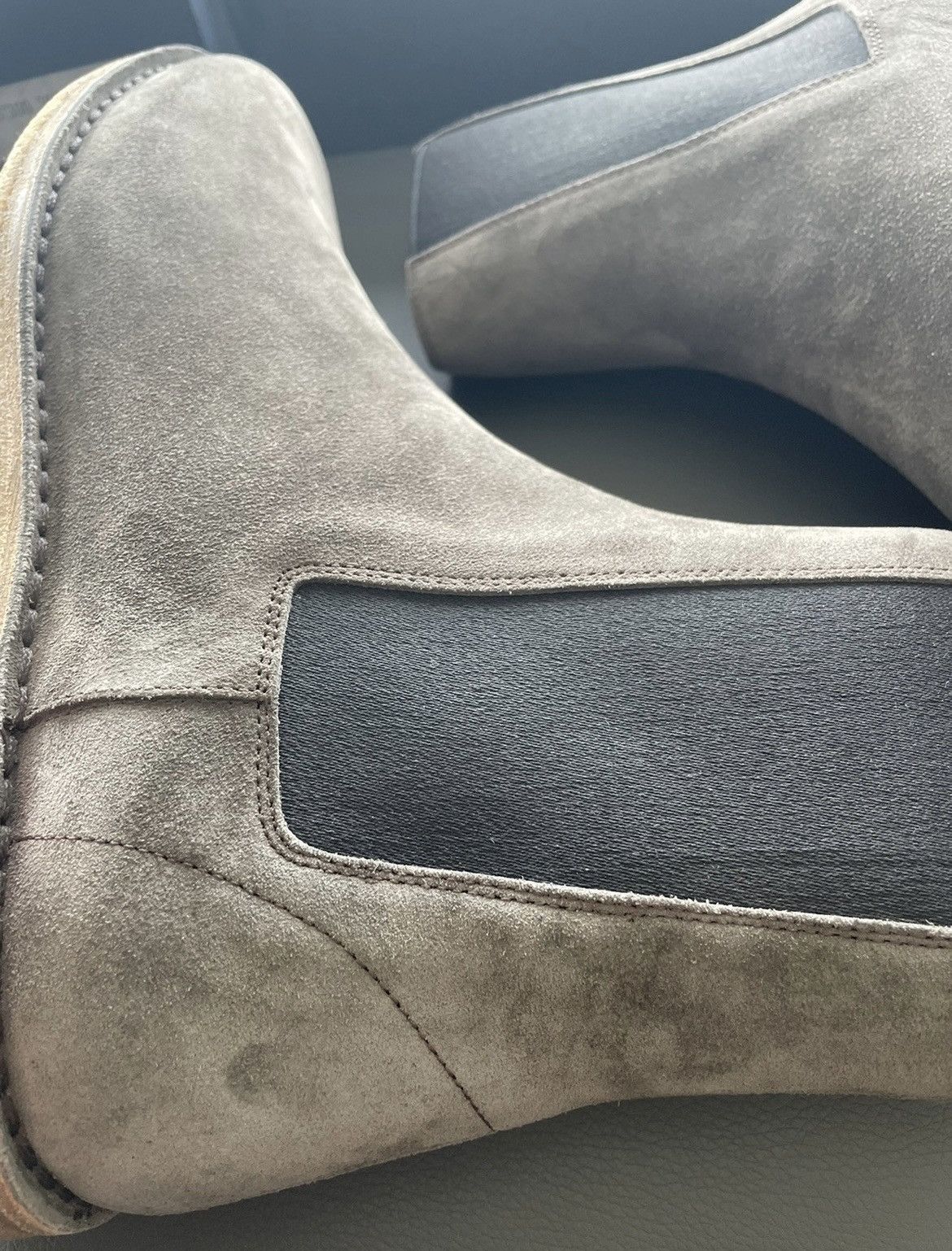 Saint Laurent Paris Rare Brand NEW Runway Classic Suede Leather Chelsea Boots Size US 10 / EU 43 - 23 Thumbnail