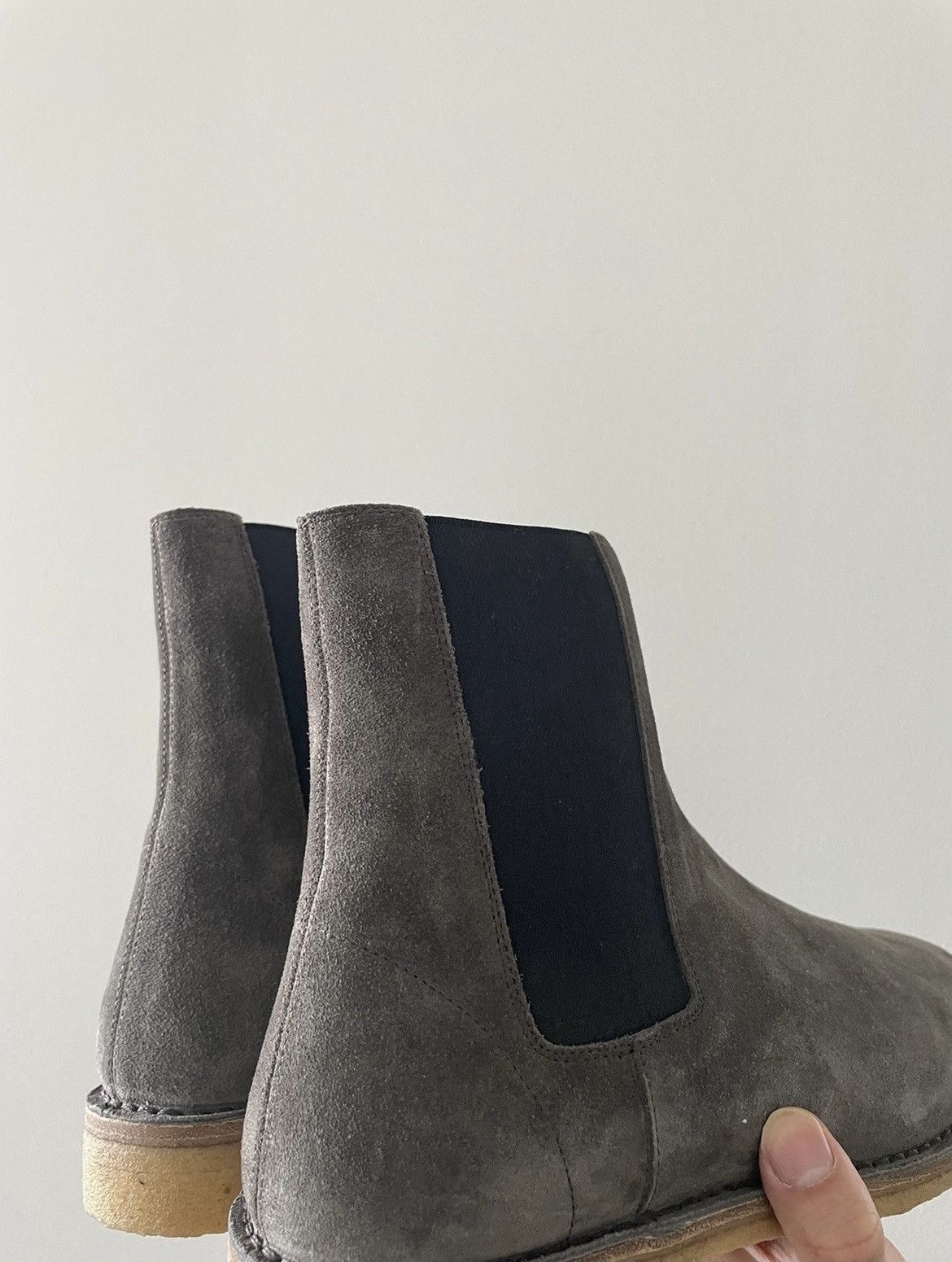Saint Laurent Paris Rare Brand NEW Runway Classic Suede Leather Chelsea Boots Size US 10 / EU 43 - 5 Thumbnail