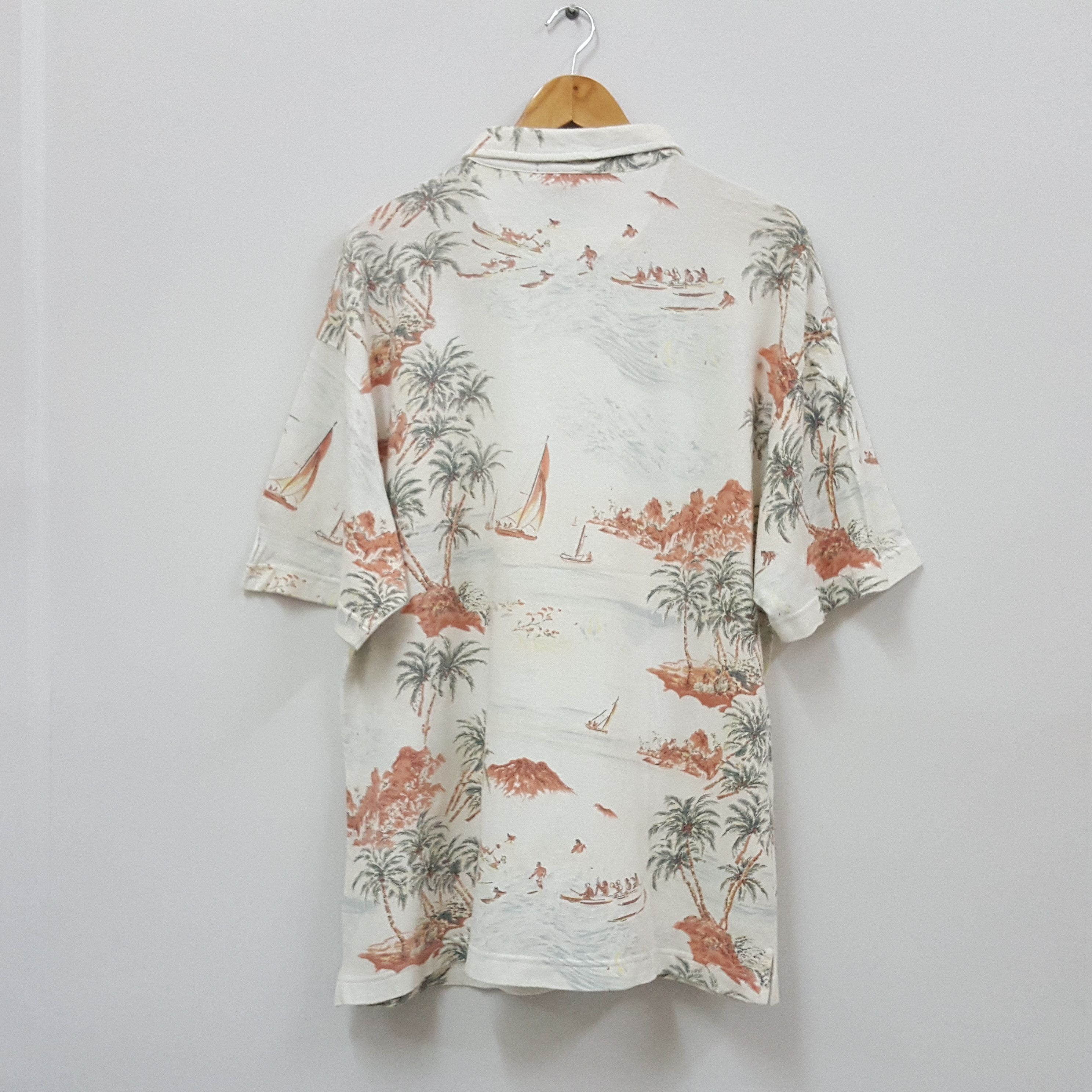 Banana Republic × Japanese Brand × Vintage Vintage BANANA REPUBLICT hawaii naitica design shirt Size US L / EU 52-54 / 3 - 3 Thumbnail