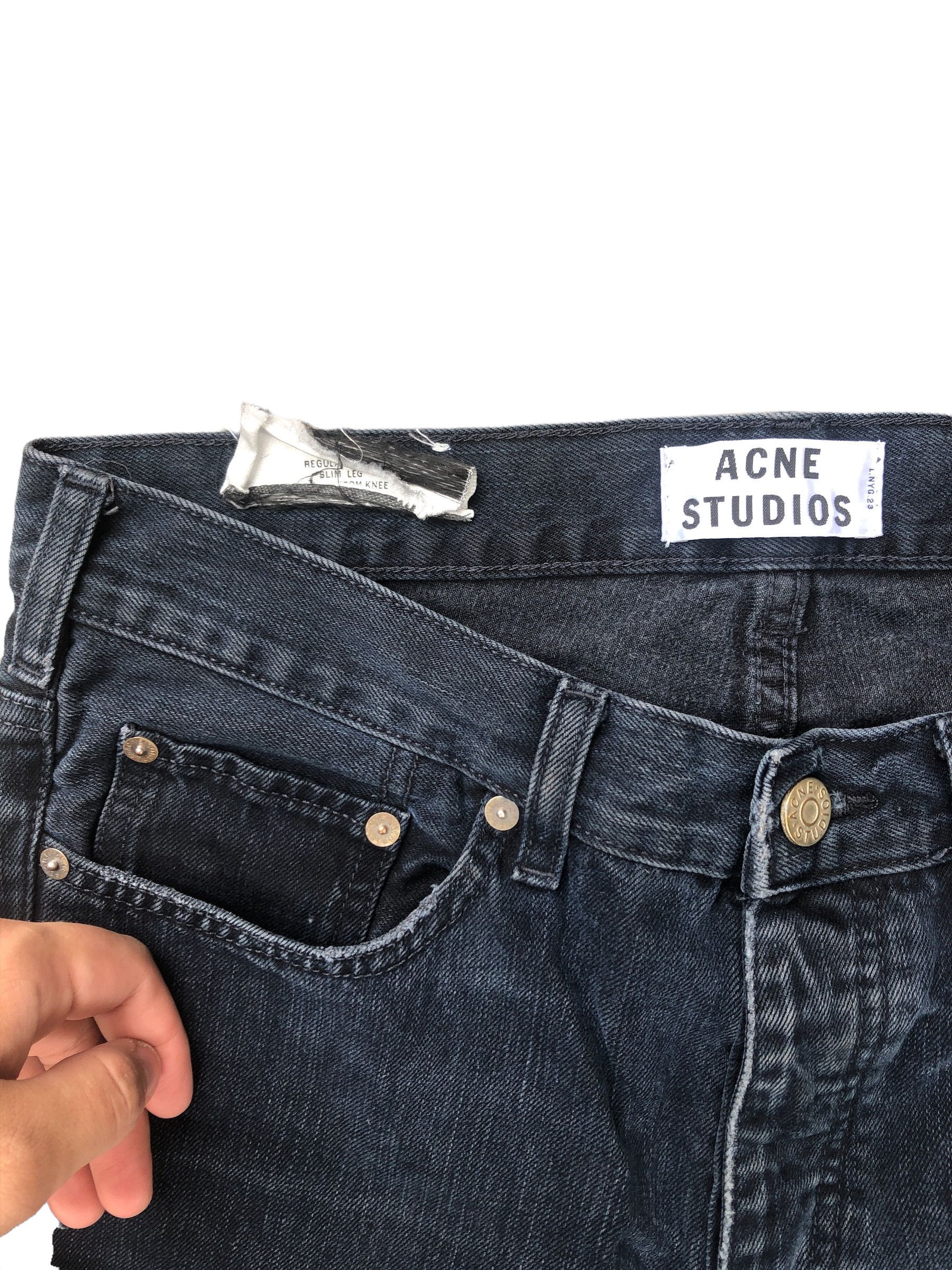 Acne Studios Vintage Acne Studios Jeans Size 32 ROC LANA Black Size US 32 / EU 48 - 13 Thumbnail