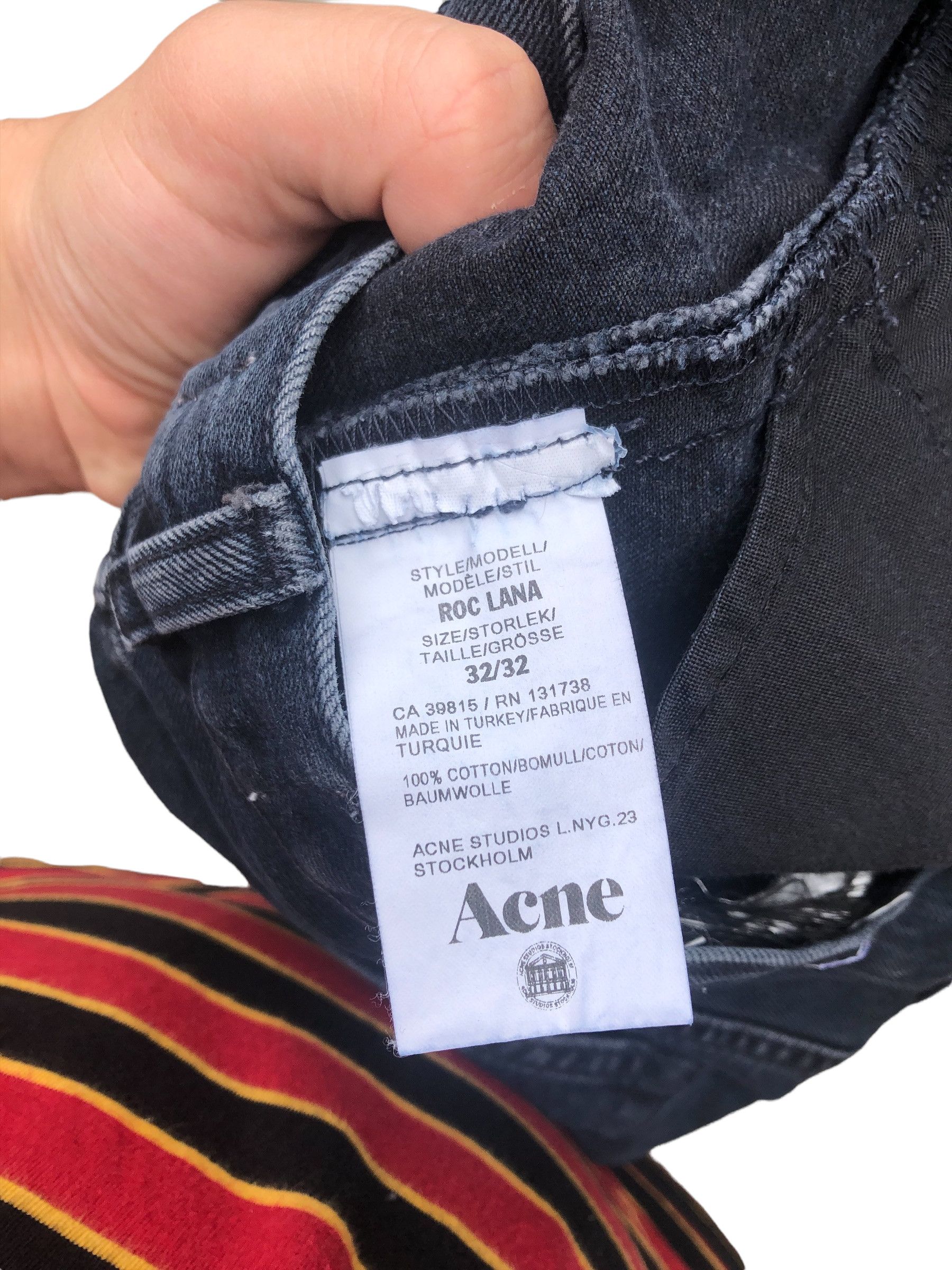 Acne Studios Vintage Acne Studios Jeans Size 32 ROC LANA Black Size US 32 / EU 48 - 8 Thumbnail