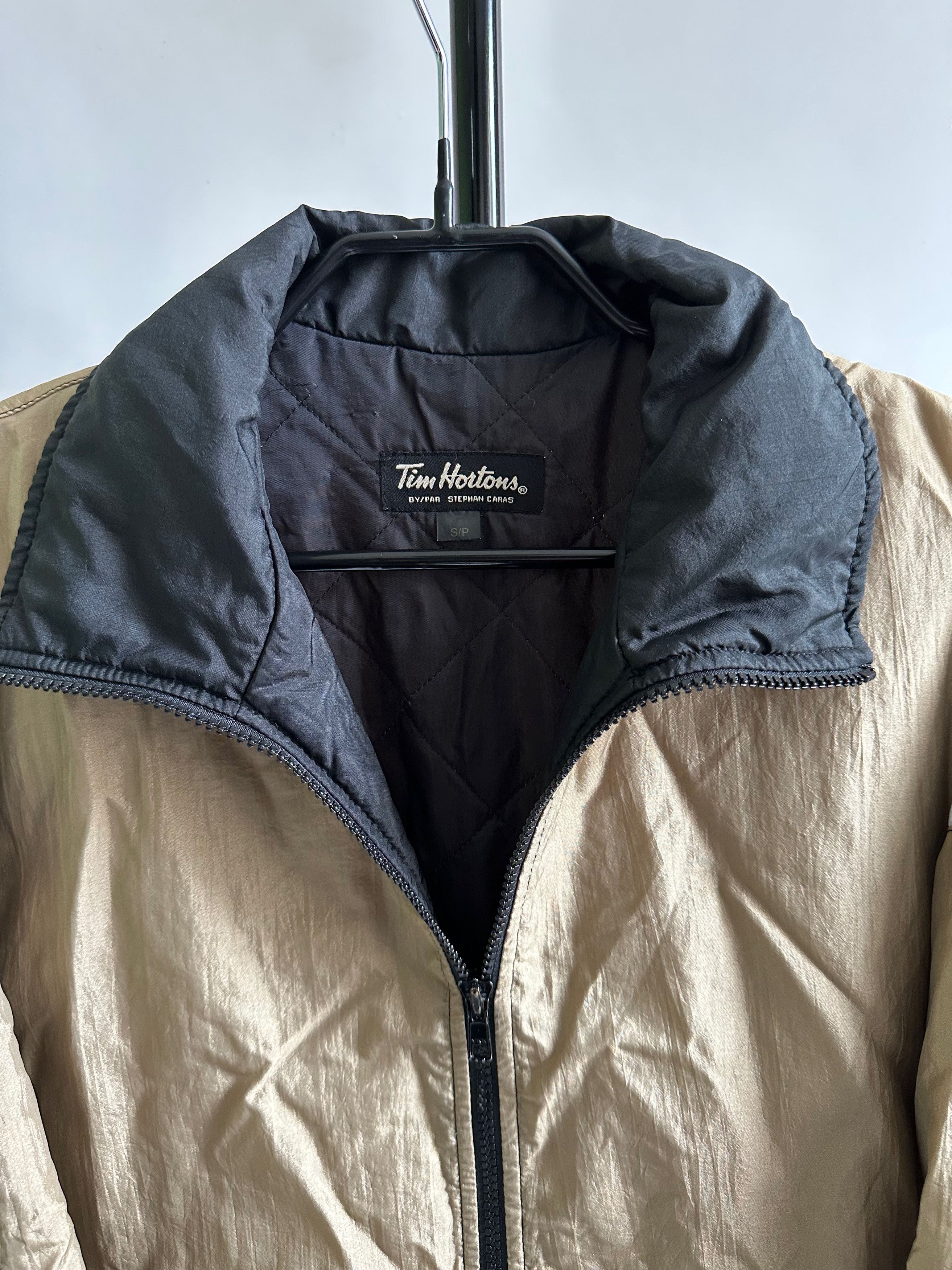 Vintage Tim Hortons by Stephan Caras Nylon padded gold jacket Size US S / EU 44-46 / 1 - 7 Thumbnail