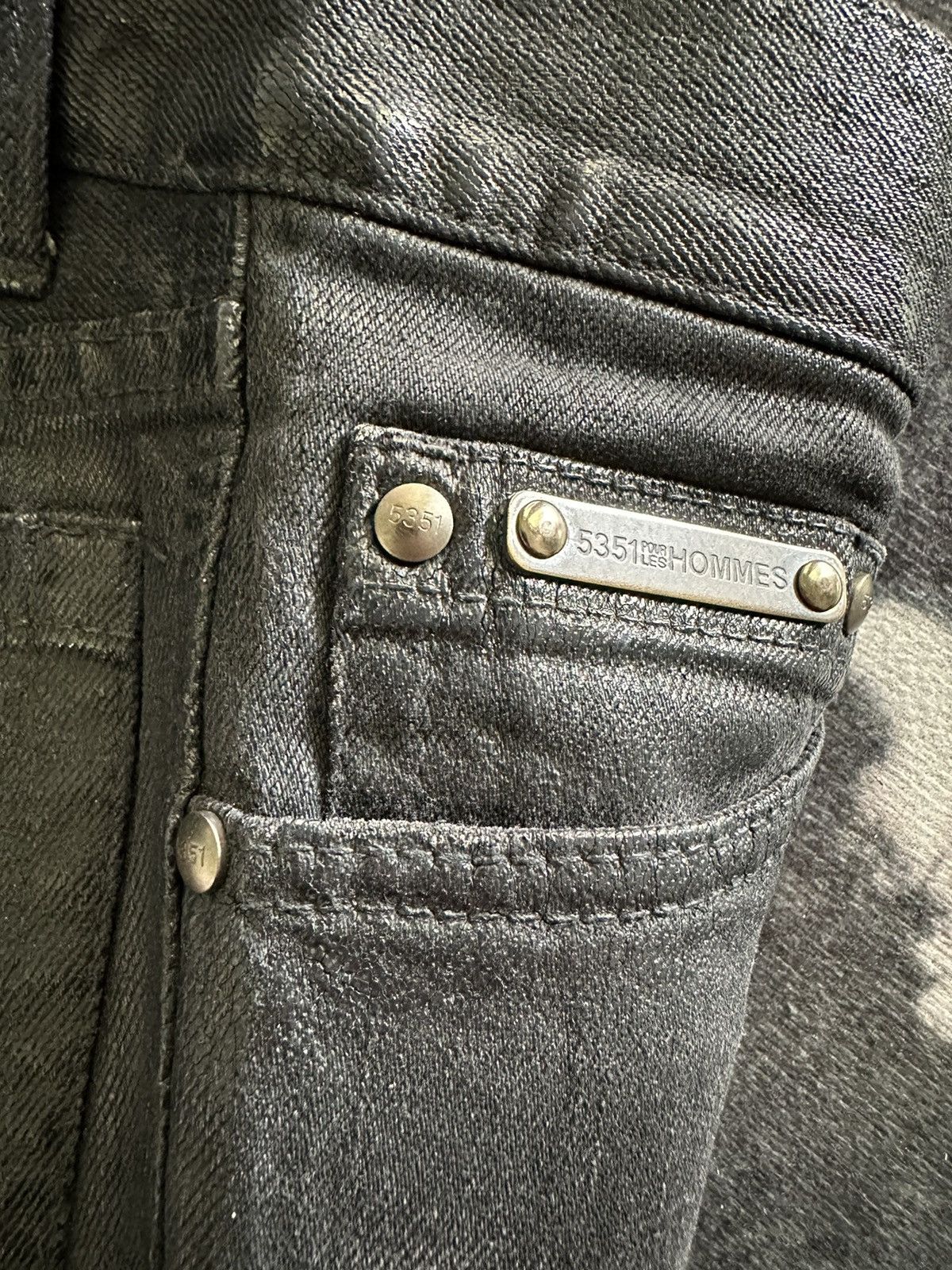 5351 POUR LES HOMMES SS2014 Pour Les Hommes waxed denim Size US 32 / EU 48 - 14 Thumbnail