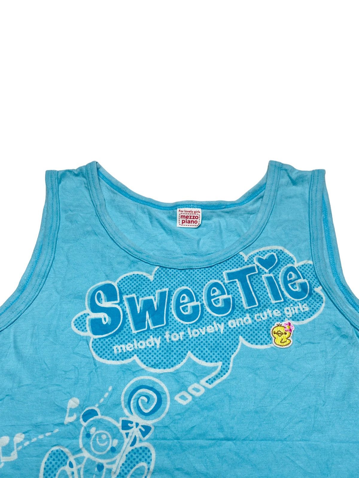Angel Blue 2000s Mezzo Piano - Mascots Summer Tank Top Size S / US 4 / IT 40 - 4 Thumbnail