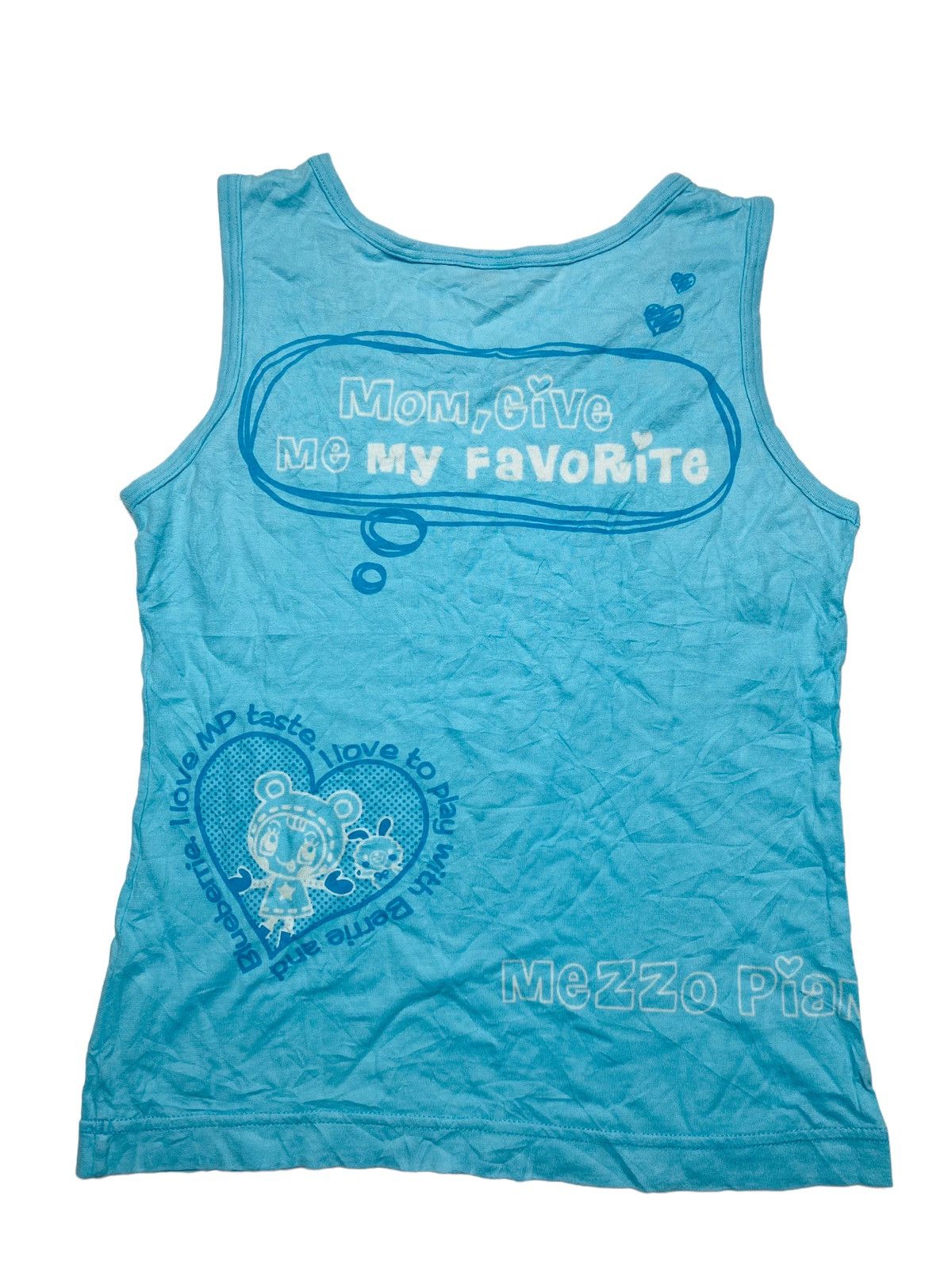 Angel Blue 2000s Mezzo Piano - Mascots Summer Tank Top Size S / US 4 / IT 40 - 2 Thumbnail
