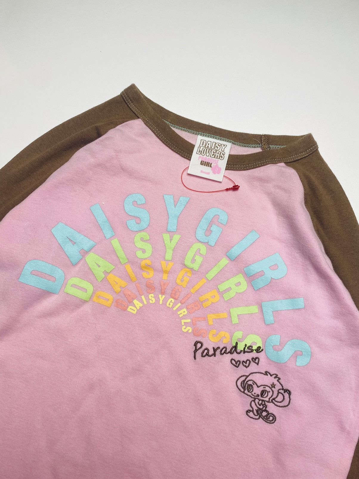 Japanese Brand 2000s Daisy Lovers - Daisy Girls Baby Tee LS Size S / US 4 / IT 40 - 2 Thumbnail