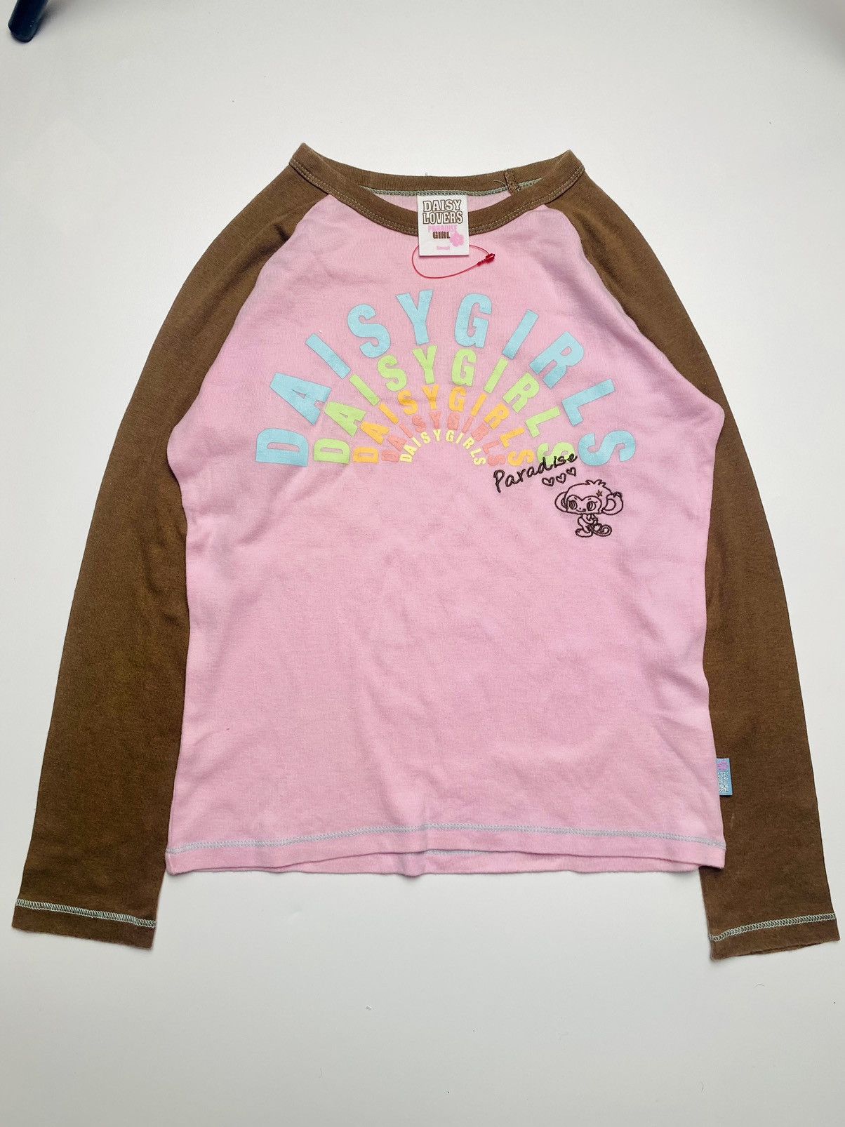 Japanese Brand 2000s Daisy Lovers - Daisy Girls Baby Tee LS Size S / US 4 / IT 40 - 1 Thumbnail