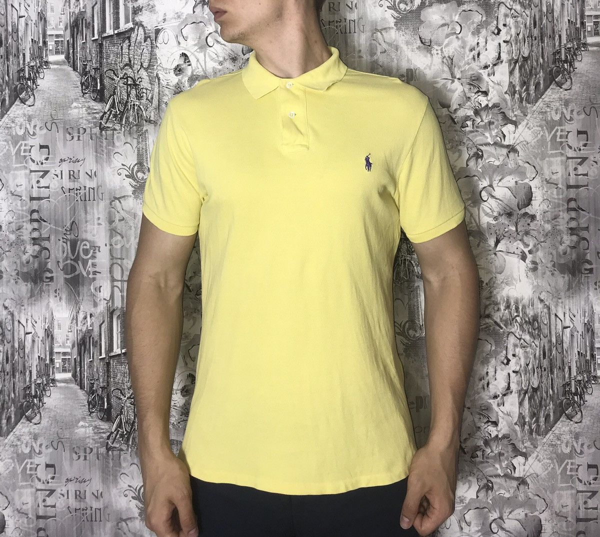 Vintage vintage Polo Ralph Lauren polo Size US L / EU 52-54 / 3 - 1 Thumbnail