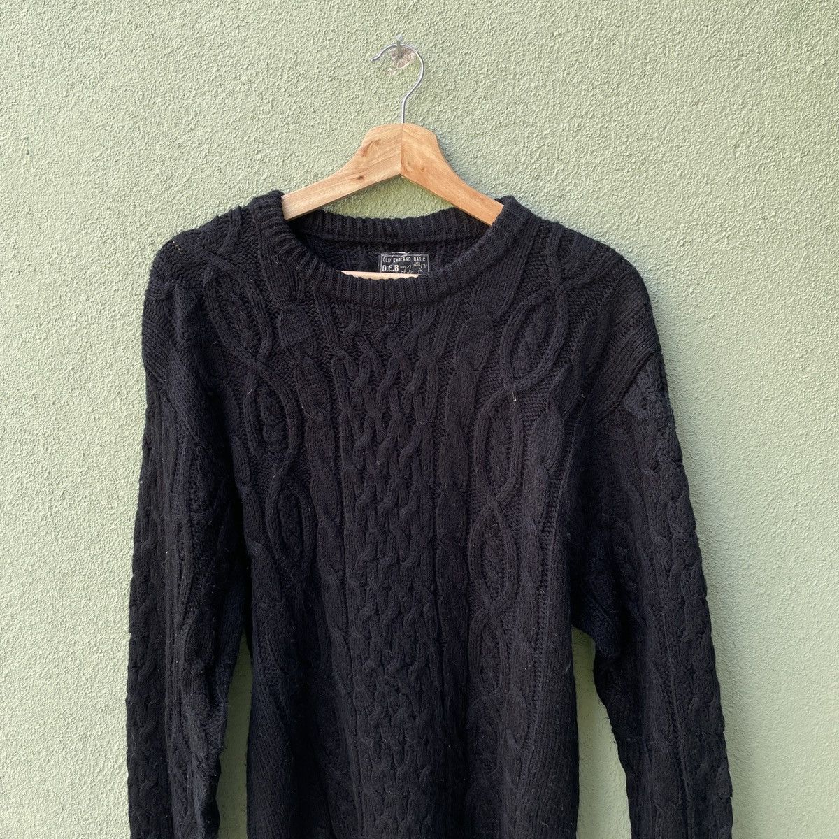 Aran Isles Knitwear Vintage Old England Basic Black Knitwear Jumper Size US M / EU 48-50 / 2 - 3 Thumbnail