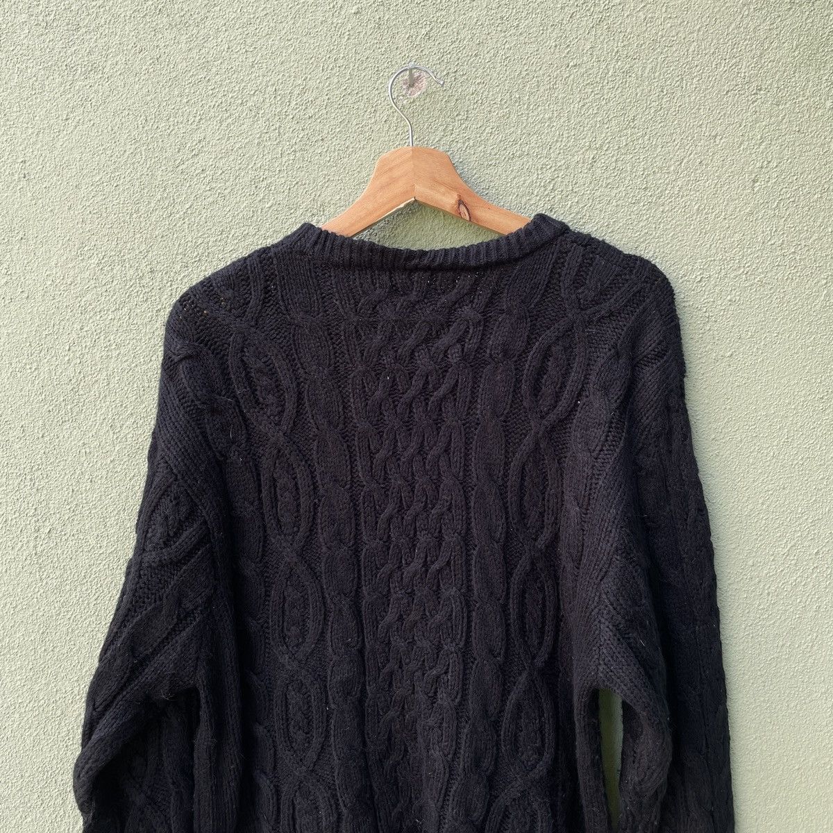 Aran Isles Knitwear Vintage Old England Basic Black Knitwear Jumper Size US M / EU 48-50 / 2 - 10 Thumbnail