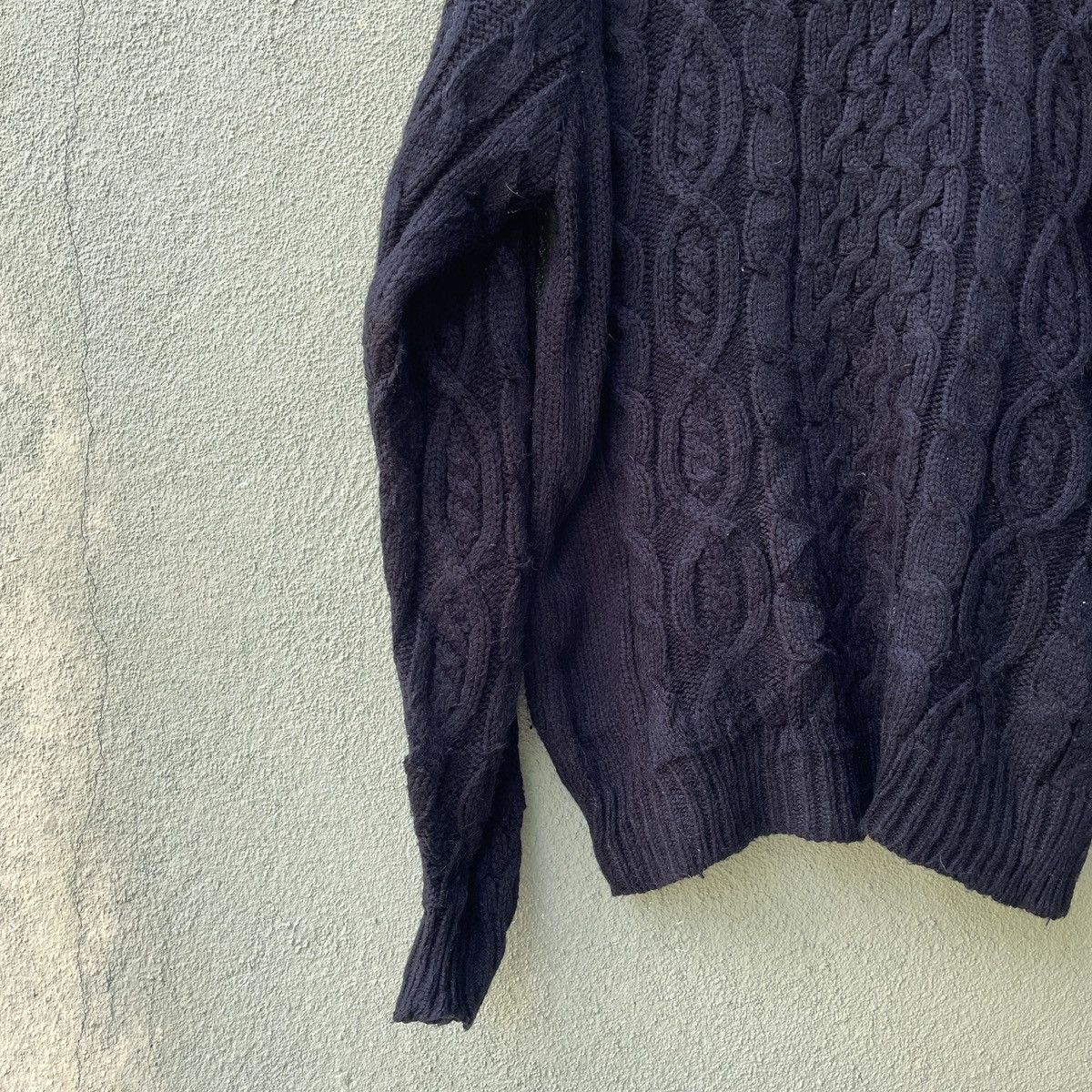 Aran Isles Knitwear Vintage Old England Basic Black Knitwear Jumper Size US M / EU 48-50 / 2 - 8 Thumbnail