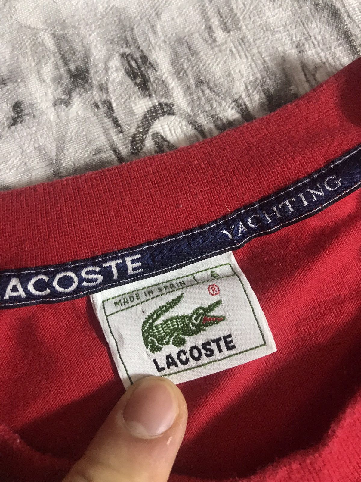 Lacoste Vintage Lacoste yachting t-shirt Size US XL / EU 56 / 4 - 4 Thumbnail
