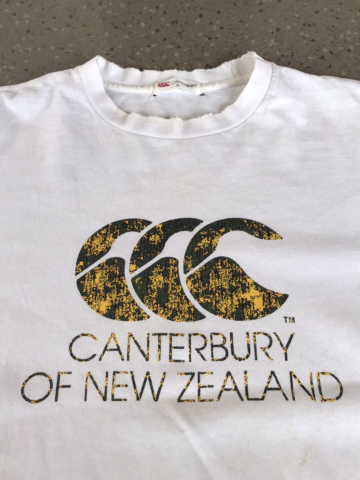 Canterbury of New Zealand Canterbury Of New Zealand CCC Distressed Tshirt Size US M / EU 48-50 / 2 - 2 Thumbnail