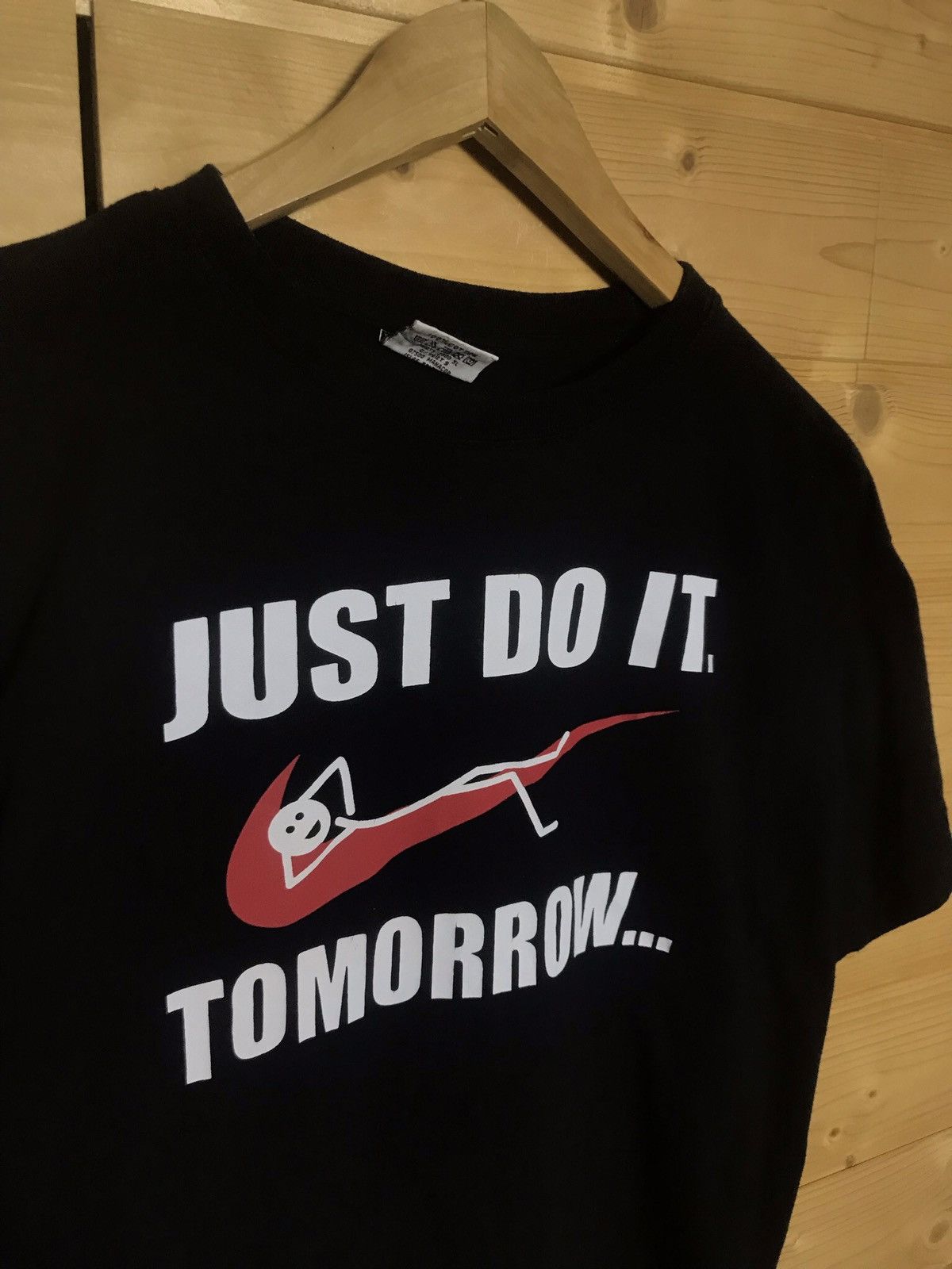 Vintage Vintage Just do it tomorrow t-shirt Size US M / EU 48-50 / 2 - 1 Thumbnail