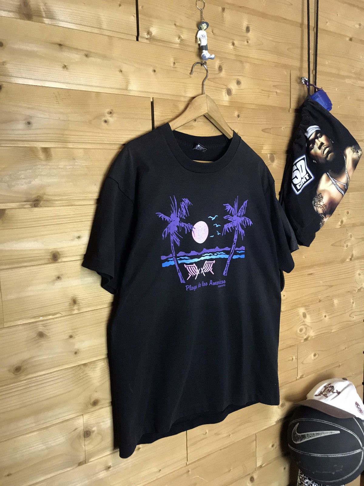 Vintage Vintage 90s playa de las America’s Tenerife single stitch Size US XL / EU 56 / 4 - 1 Thumbnail