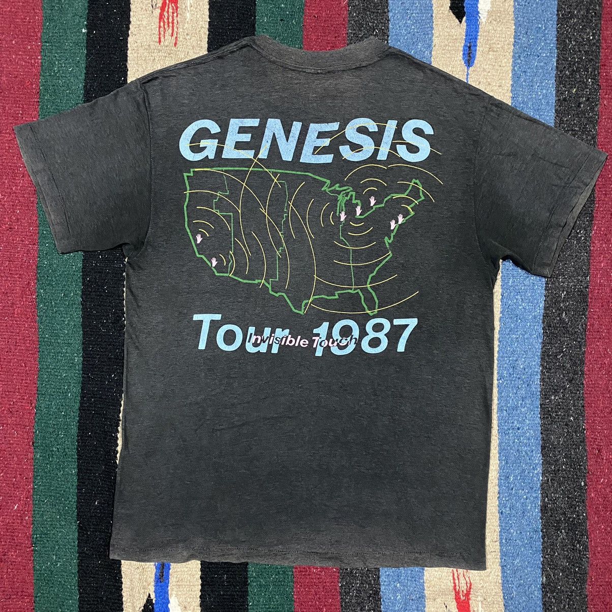 Band Tees VINTAGE 80S GENESIS T-SHIRT Size US M / EU 48-50 / 2 - 2 Thumbnail