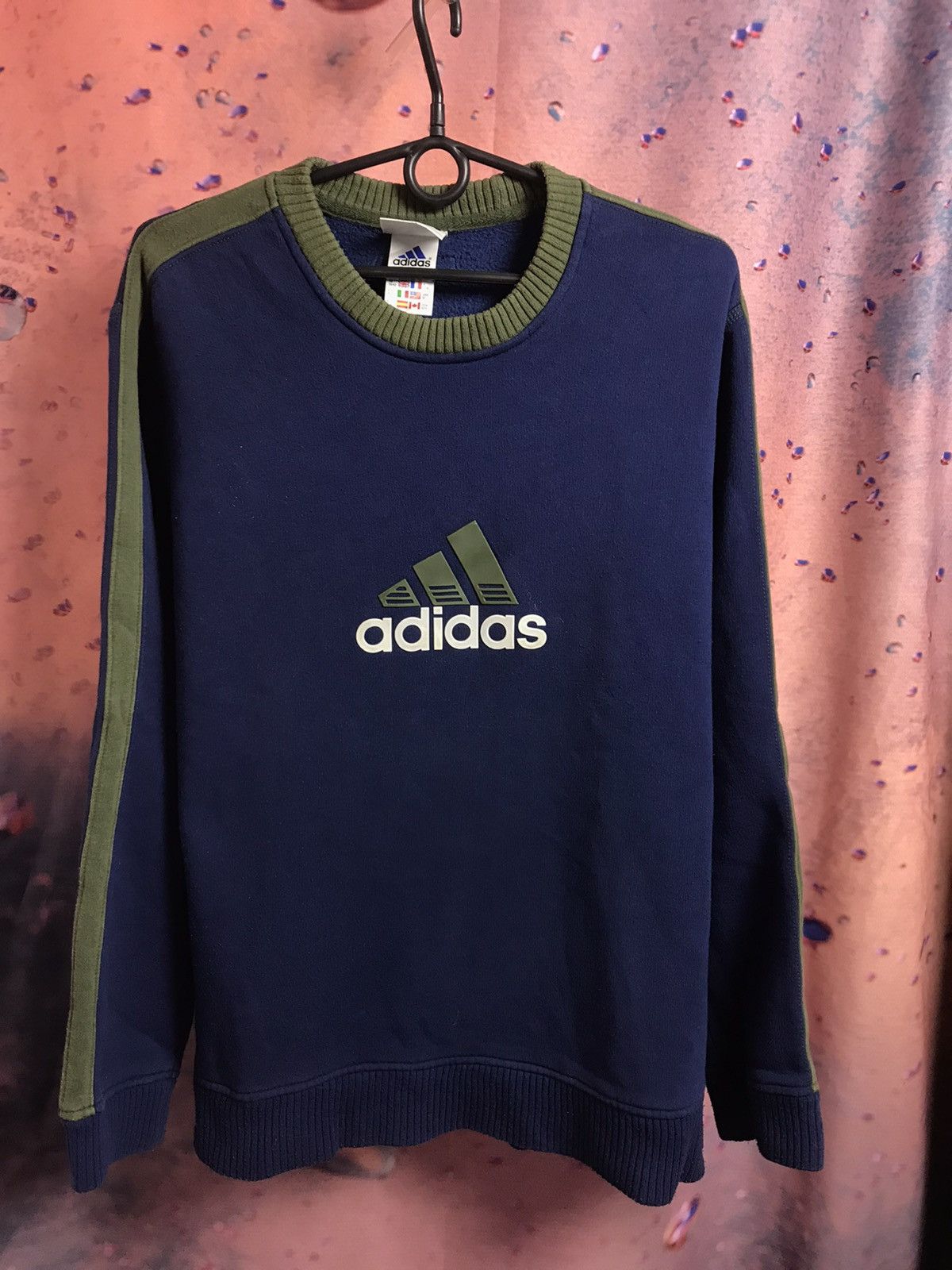 Adidas Vintage Adidas streetwear sweatshirt Size US M / EU 48-50 / 2 - 2 Thumbnail