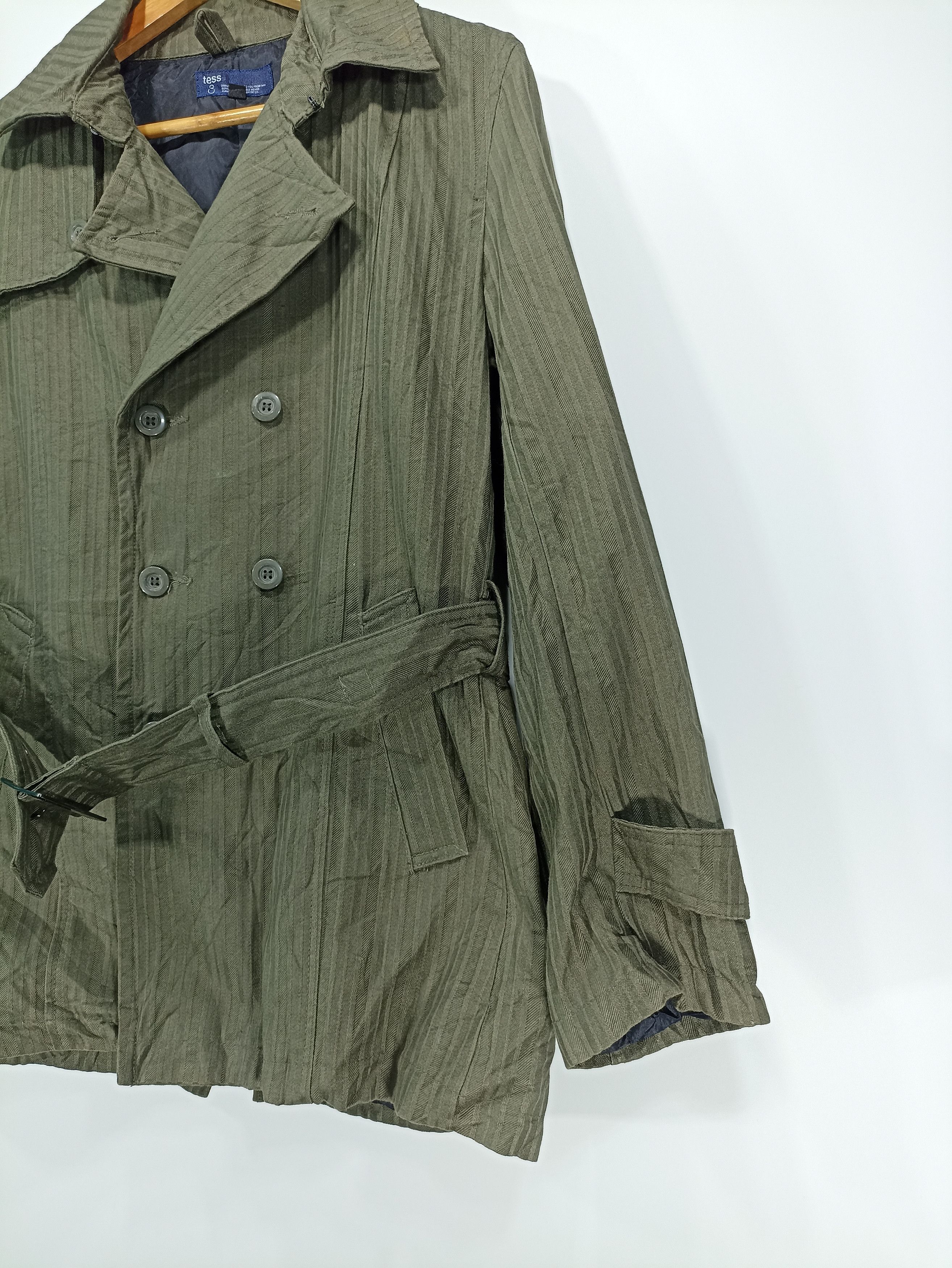 Designer × Japanese Brand Tess green Trench Coat Size US S / EU 44-46 / 1 - 2 Thumbnail