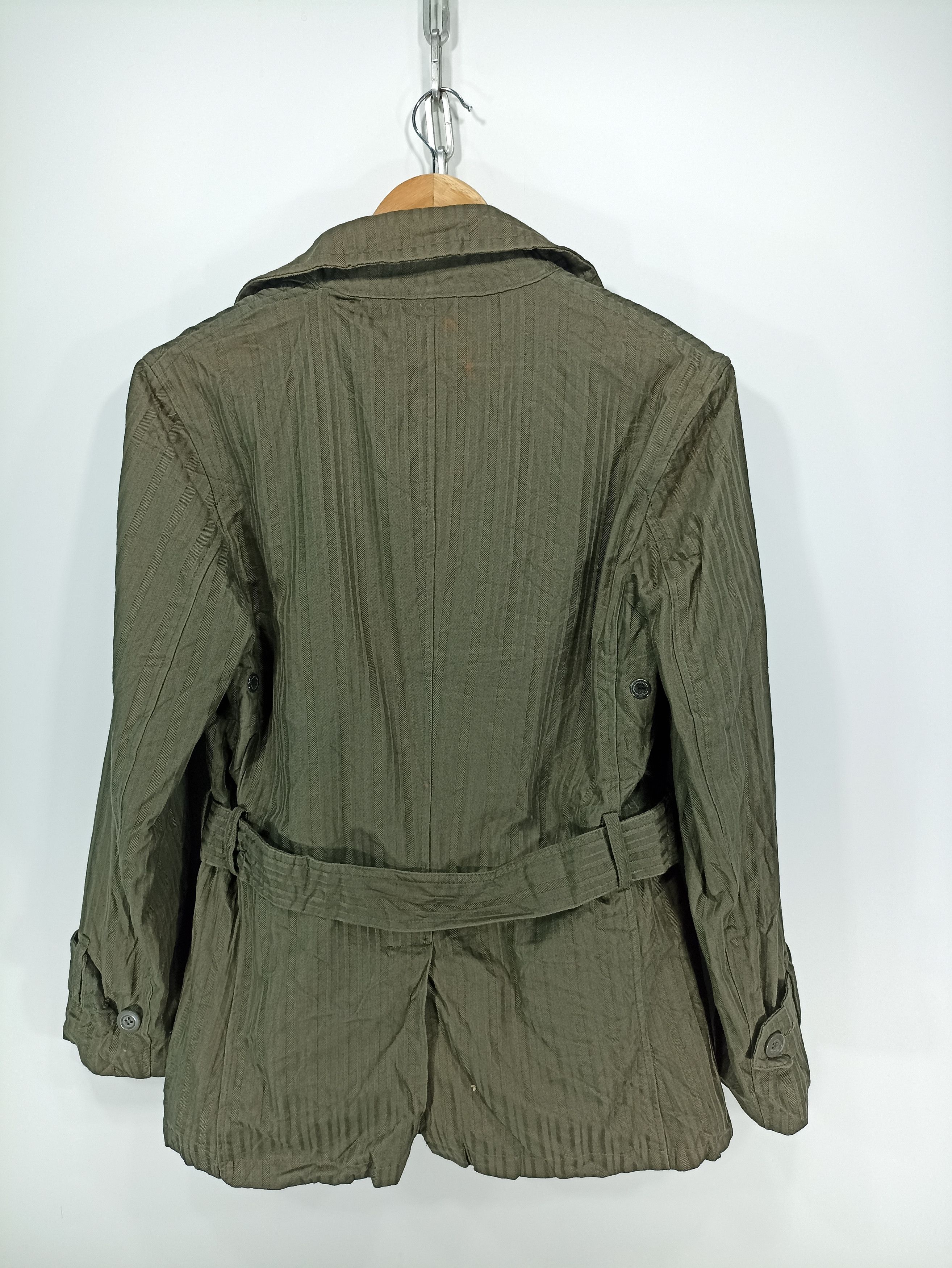 Designer × Japanese Brand Tess green Trench Coat Size US S / EU 44-46 / 1 - 7 Thumbnail