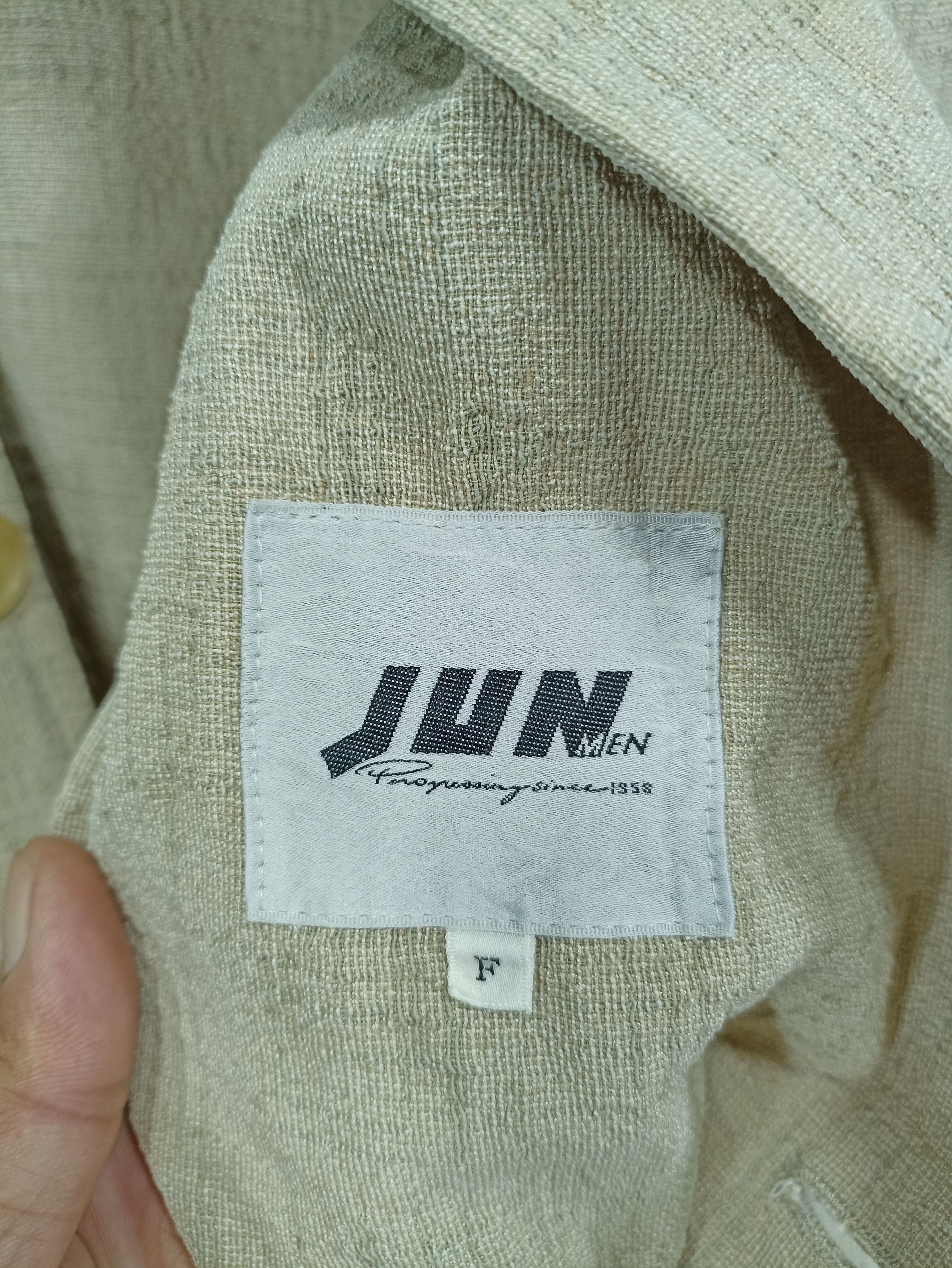 Indigo × Japanese Brand × Vintage Vintage Jun Men Indigo Button Jacket Size US M / EU 48-50 / 2 - 6 Thumbnail