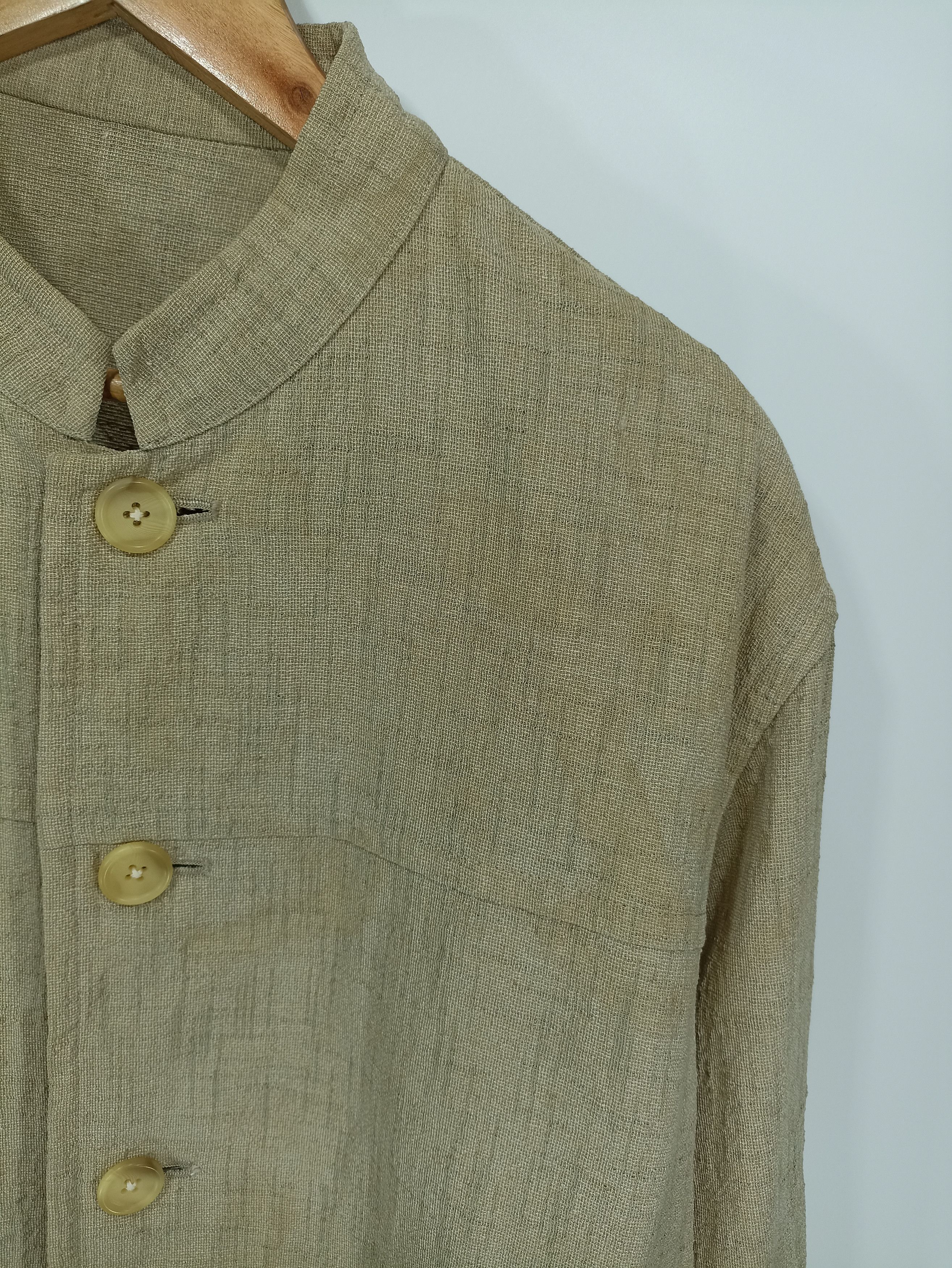 Indigo × Japanese Brand × Vintage Vintage Jun Men Indigo Button Jacket Size US M / EU 48-50 / 2 - 7 Thumbnail