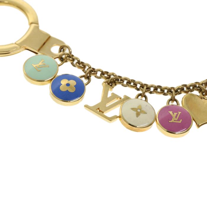 LOUIS VUITTON Porte Cles Chainne Pastilles Charm Multicolor M65380