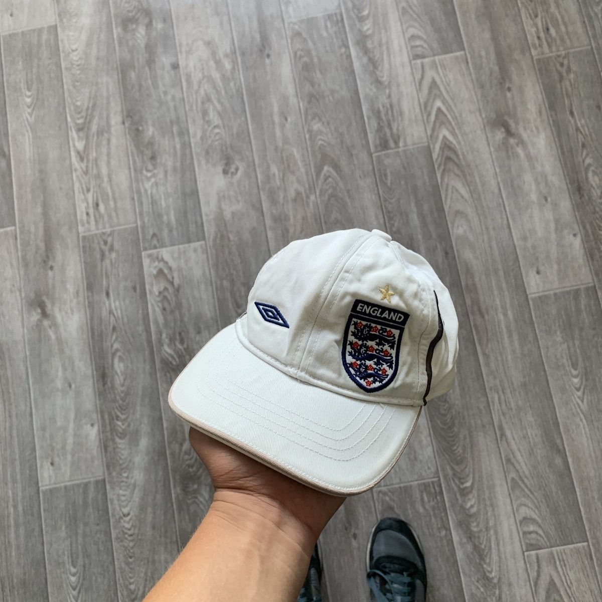 Casquette homme en toile avec logo brodé - Umbro rouge fonce