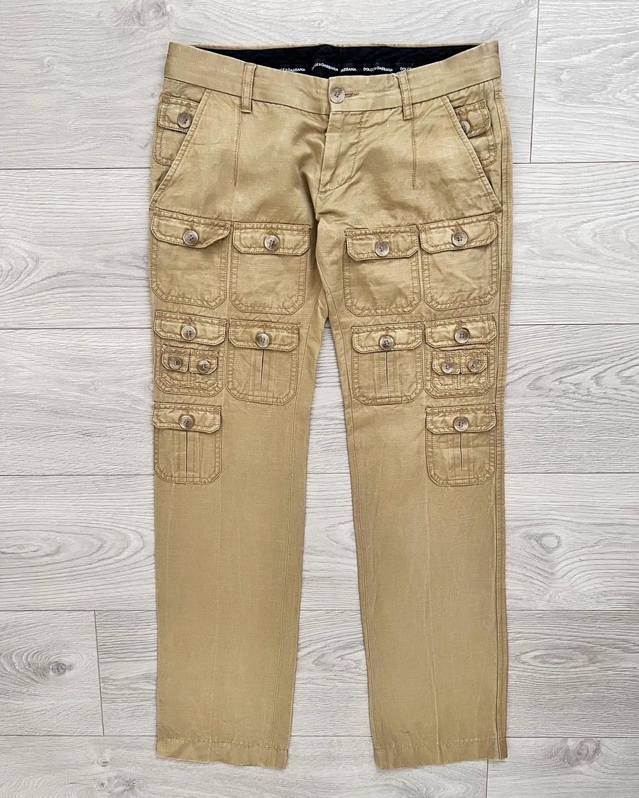 Dolce & Gabbana Dolce & Gabbana SS2008 Multipocket Cargo Pants Size US 28 / EU 44 - 2 Thumbnail