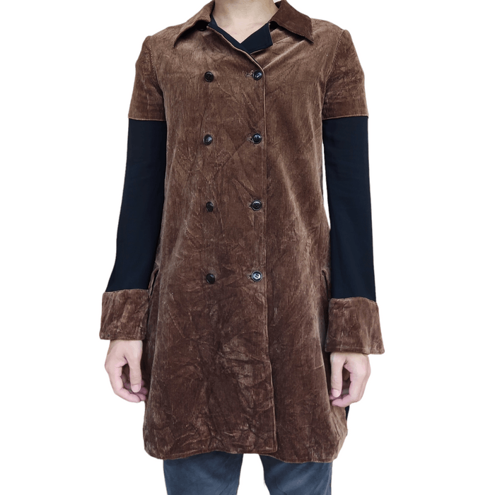 Yohji Yamamoto A/W 1997 Yohji Yamamoto Femme Corduroy Rayon Long Jacket ...