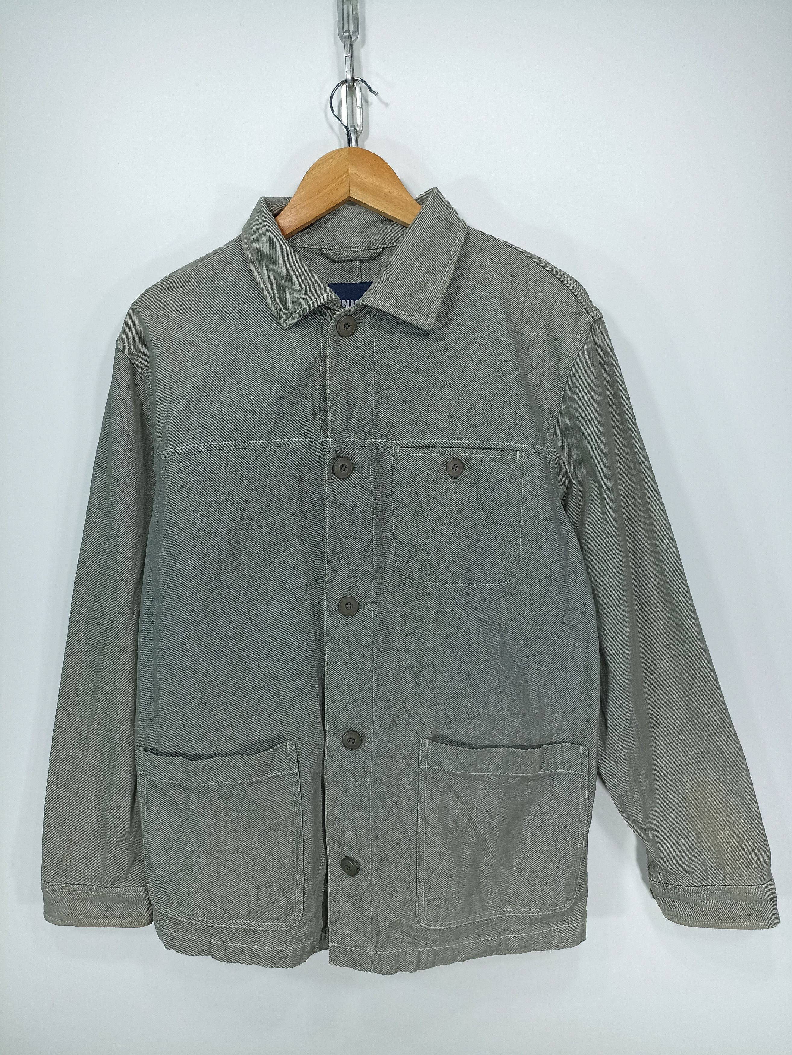 image of Uniqlo Denim Chore Jacket, Men's (Size Medium)