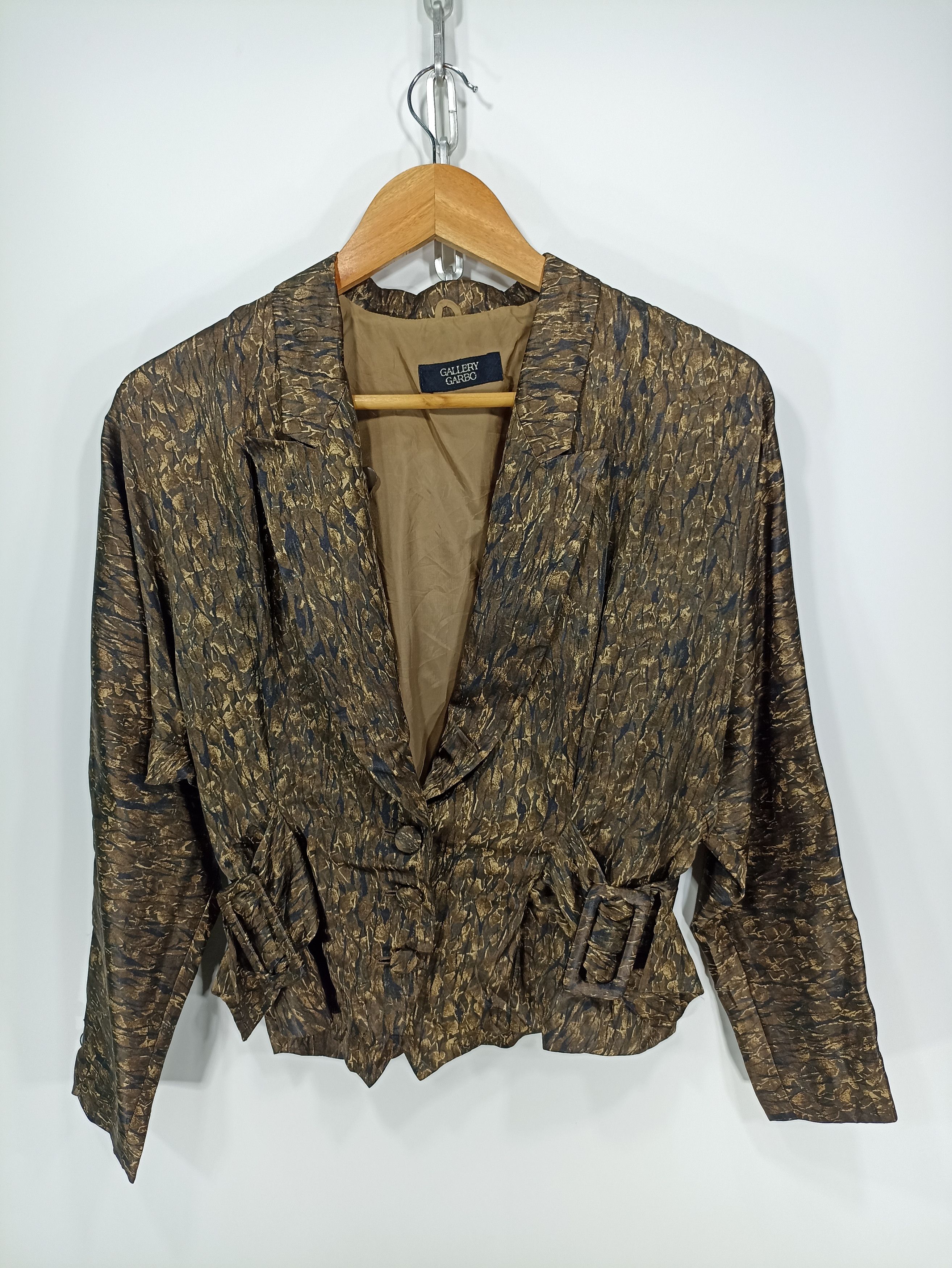 Designer × Japanese Brand × Vintage Vintage Gallery Garbo Cropped Jacket Size M / US 6-8 / IT 42-44 - 1 Thumbnail