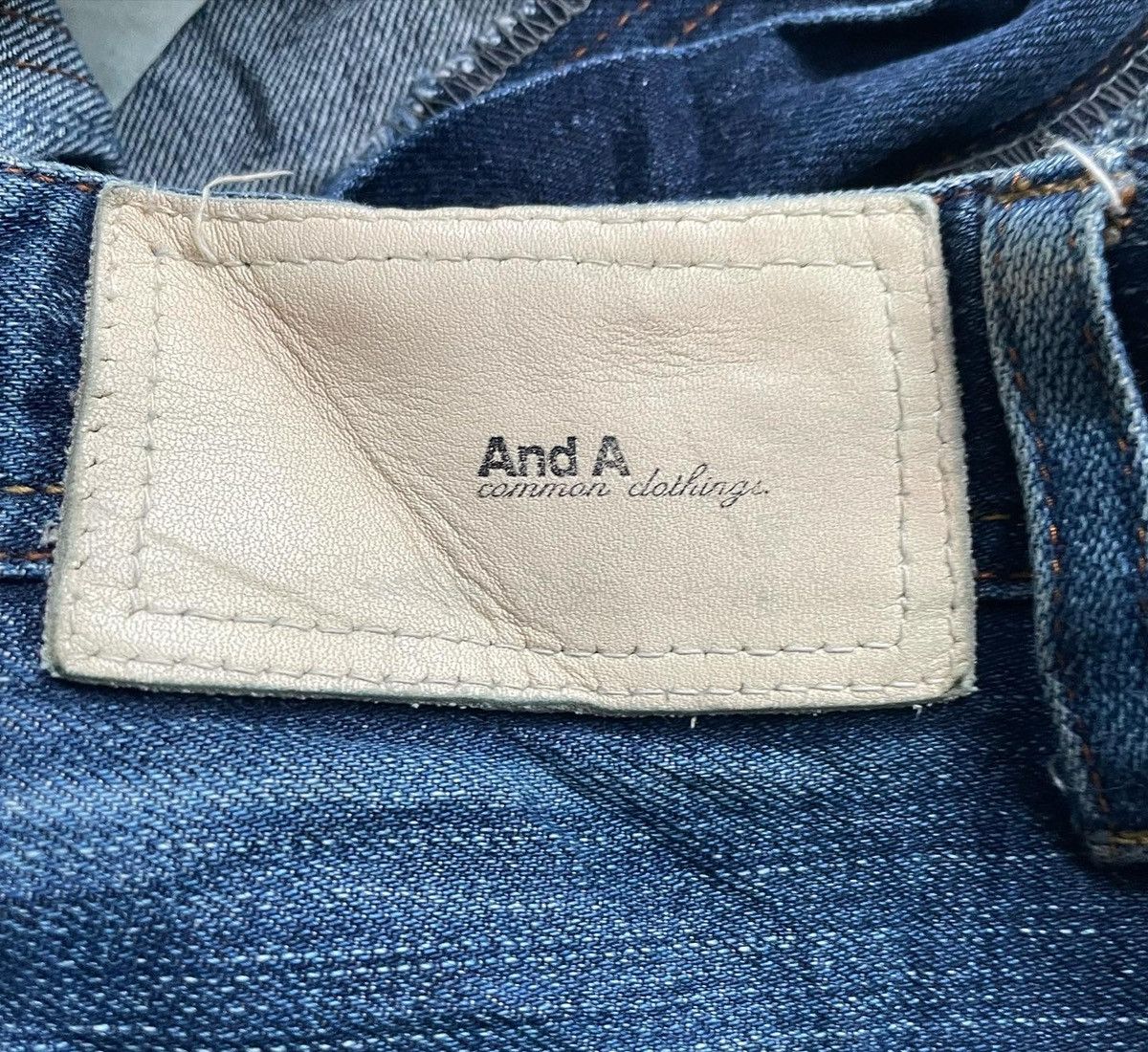Japanese Brand And A Selvedge Aging & Rework Denim Size US 32 / EU 48 - 9 Thumbnail