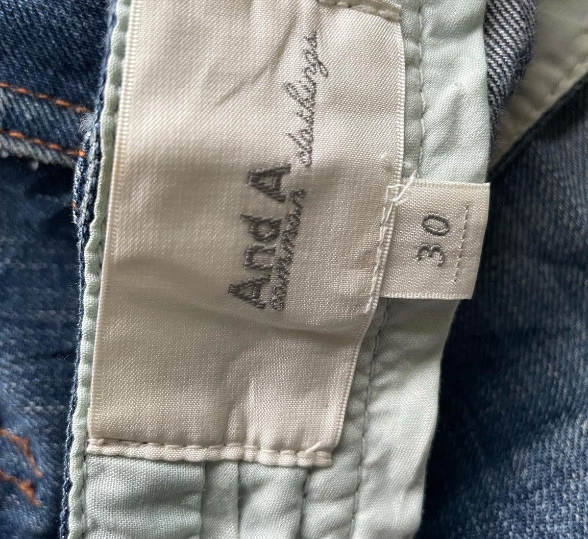 Japanese Brand And A Selvedge Aging & Rework Denim Size US 32 / EU 48 - 10 Thumbnail