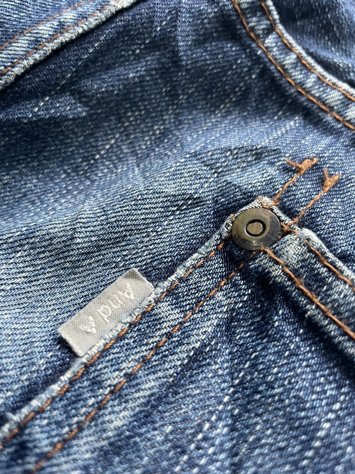 Japanese Brand And A Selvedge Aging & Rework Denim Size US 32 / EU 48 - 17 Thumbnail