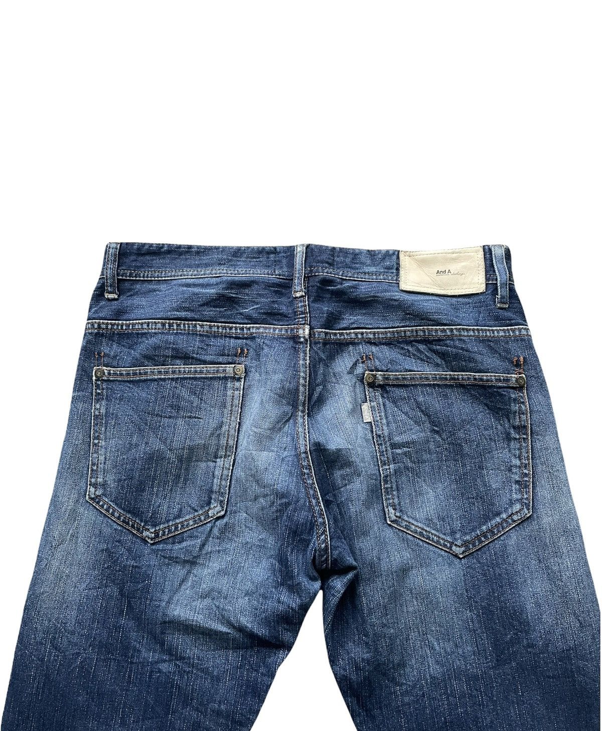 Japanese Brand And A Selvedge Aging & Rework Denim Size US 32 / EU 48 - 15 Thumbnail