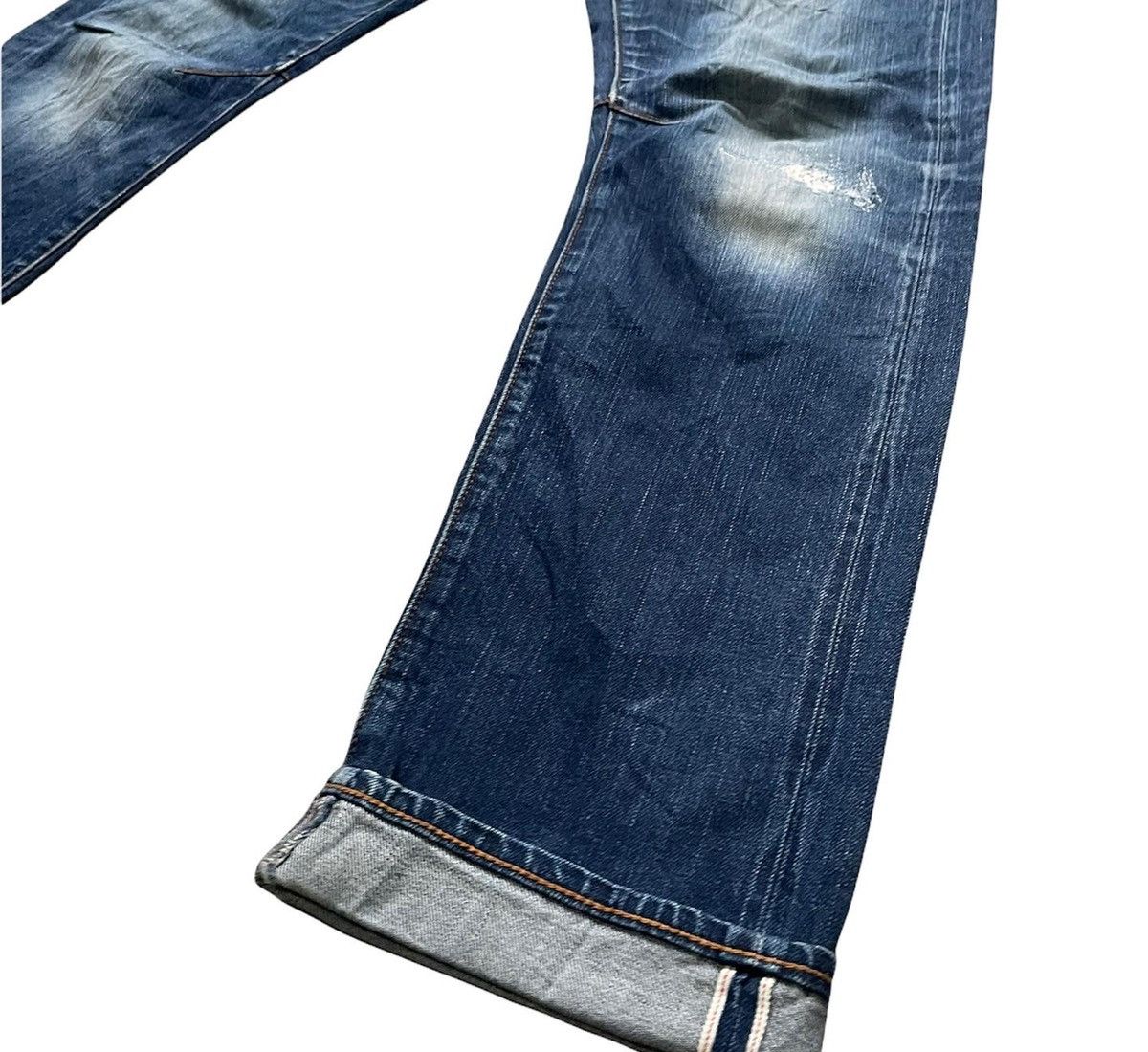 Japanese Brand And A Selvedge Aging & Rework Denim Size US 32 / EU 48 - 2 Thumbnail