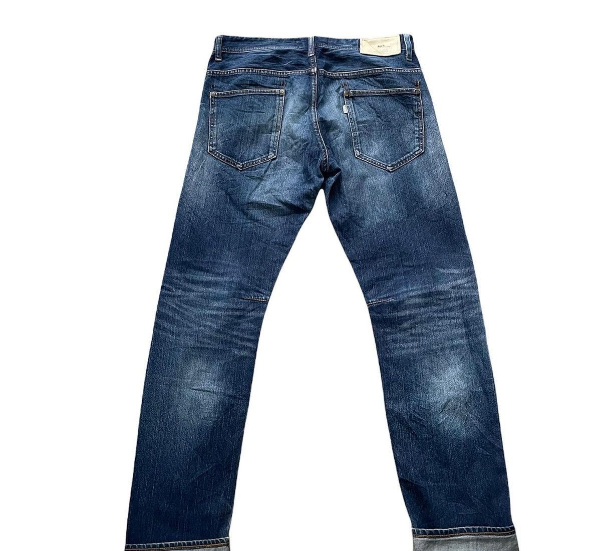 Japanese Brand And A Selvedge Aging & Rework Denim Size US 32 / EU 48 - 5 Thumbnail