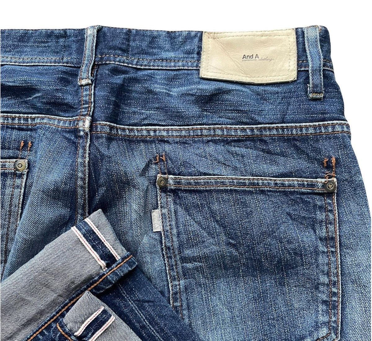 Japanese Brand And A Selvedge Aging & Rework Denim Size US 32 / EU 48 - 7 Thumbnail