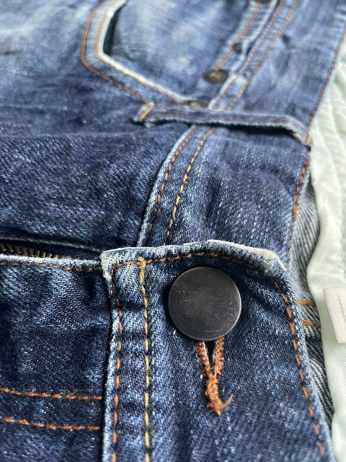 Japanese Brand And A Selvedge Aging & Rework Denim Size US 32 / EU 48 - 21 Thumbnail