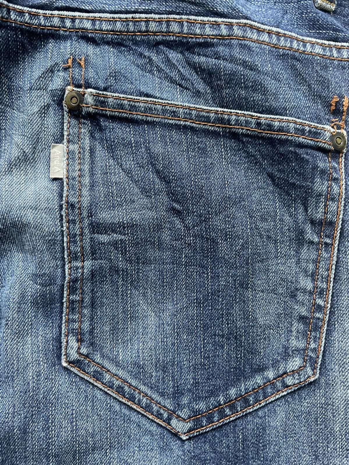 Japanese Brand And A Selvedge Aging & Rework Denim Size US 32 / EU 48 - 18 Thumbnail