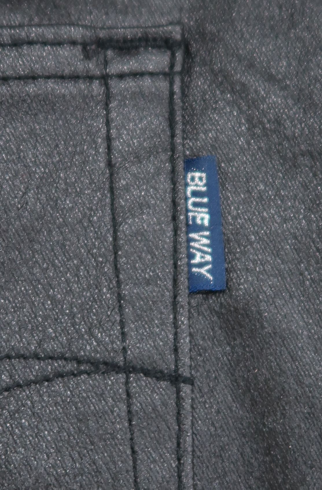 Japanese Brand Blue Way Waxed Coating Minimalist Flare Pants Size US 34 / EU 50 - 18 Thumbnail
