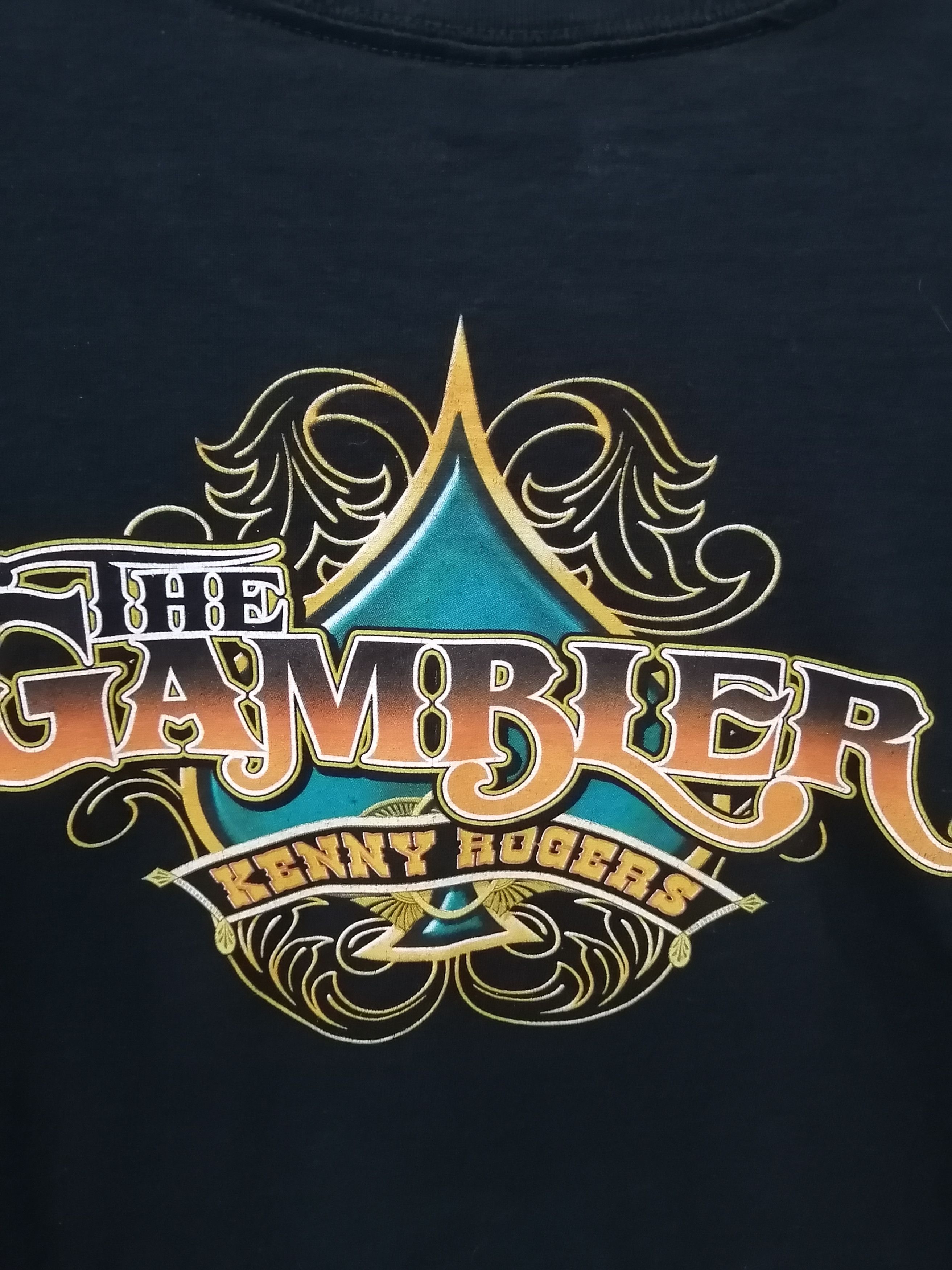 Band Tees Vintage Kenny Rogers The Gambler T-shirt - Size XL Size US XL / EU 56 / 4 - 3 Thumbnail