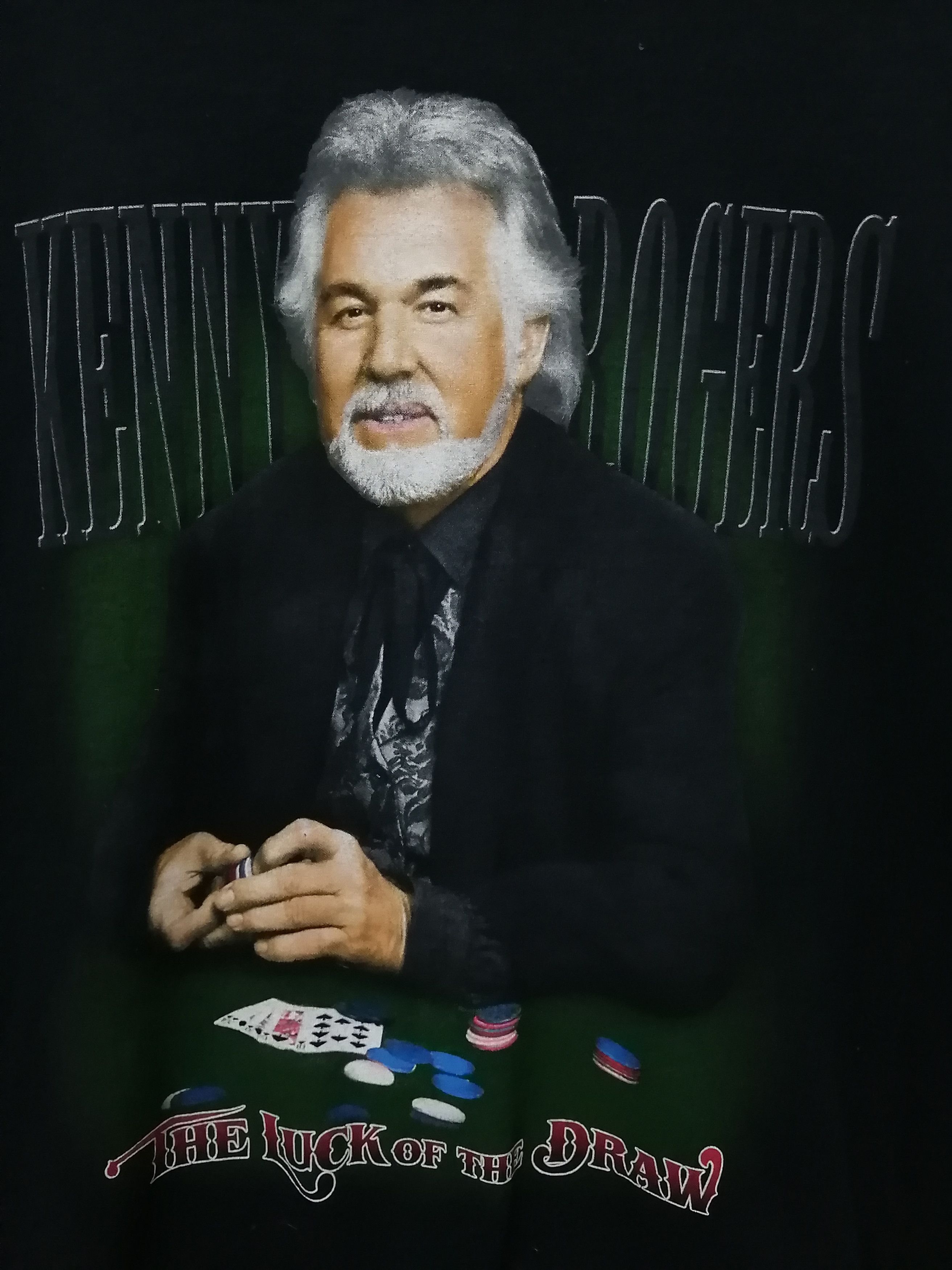 Band Tees Vintage Kenny Rogers The Gambler T-shirt - Size XL Size US XL / EU 56 / 4 - 5 Thumbnail